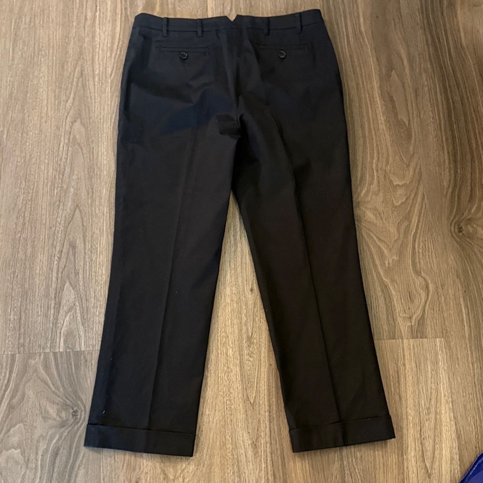 Moschino Moschino black cuffed trouser size 12 Size 34" / US 12 / IT 48 - 6 Thumbnail