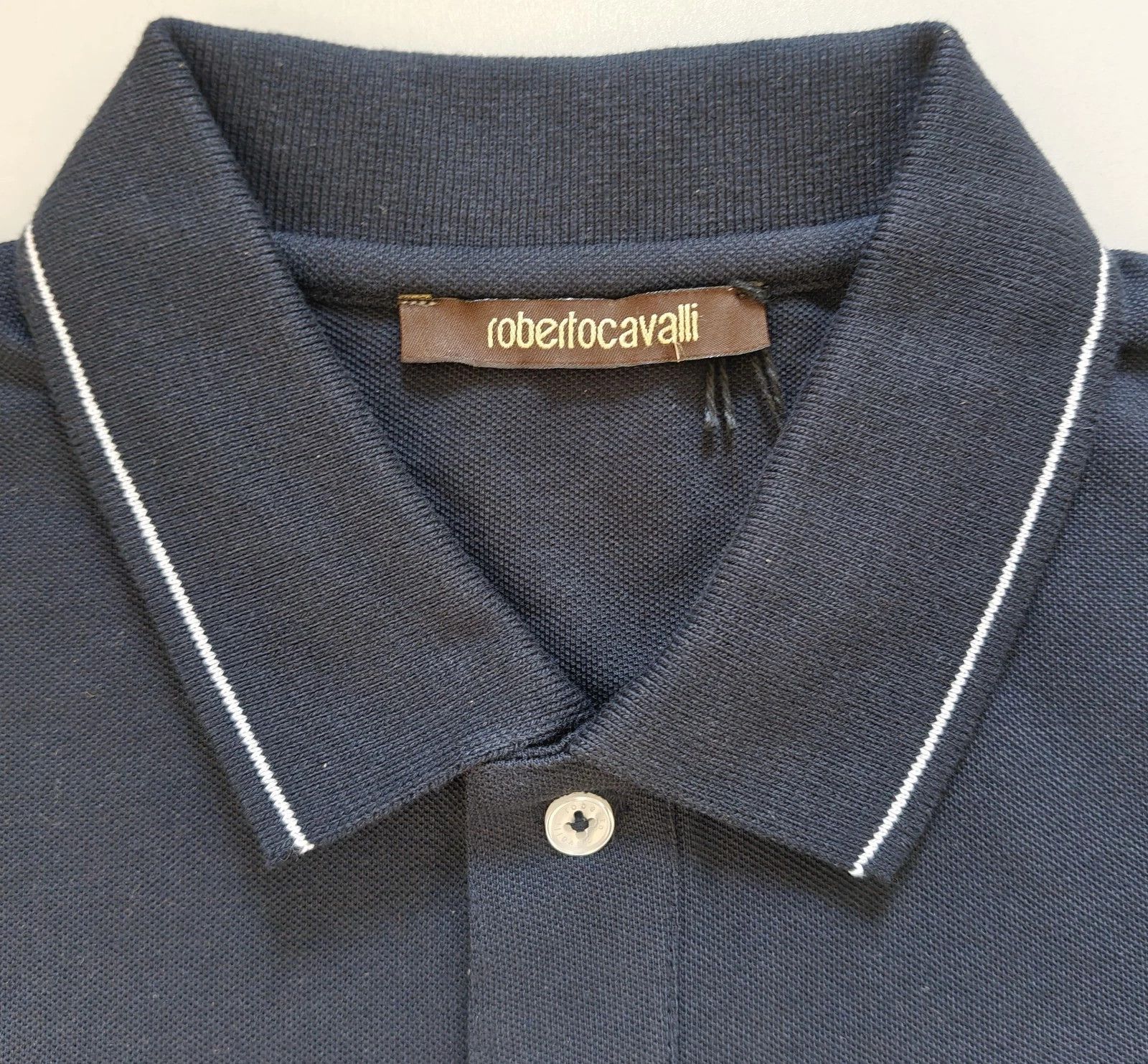 Roberto Cavalli Robert Cavalli RC Monogram-Embroidered Polo Shirt T / 6011 Size US M / EU 48-50 / 2 - 5 Thumbnail