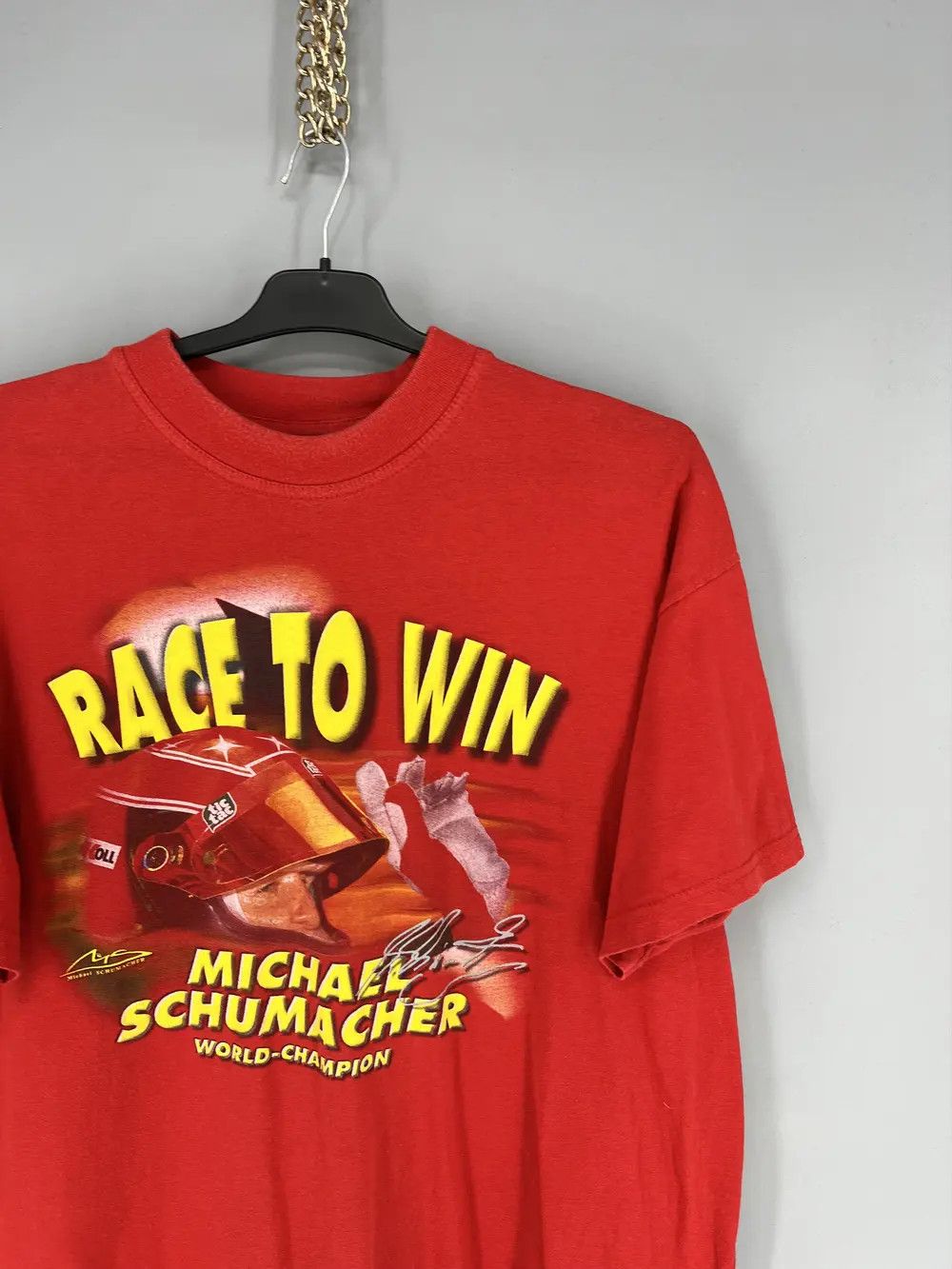 Formula 1 Michael Schumacher Race To Win World Champion Shirt Size US M / EU 48-50 / 2 - 5 Thumbnail