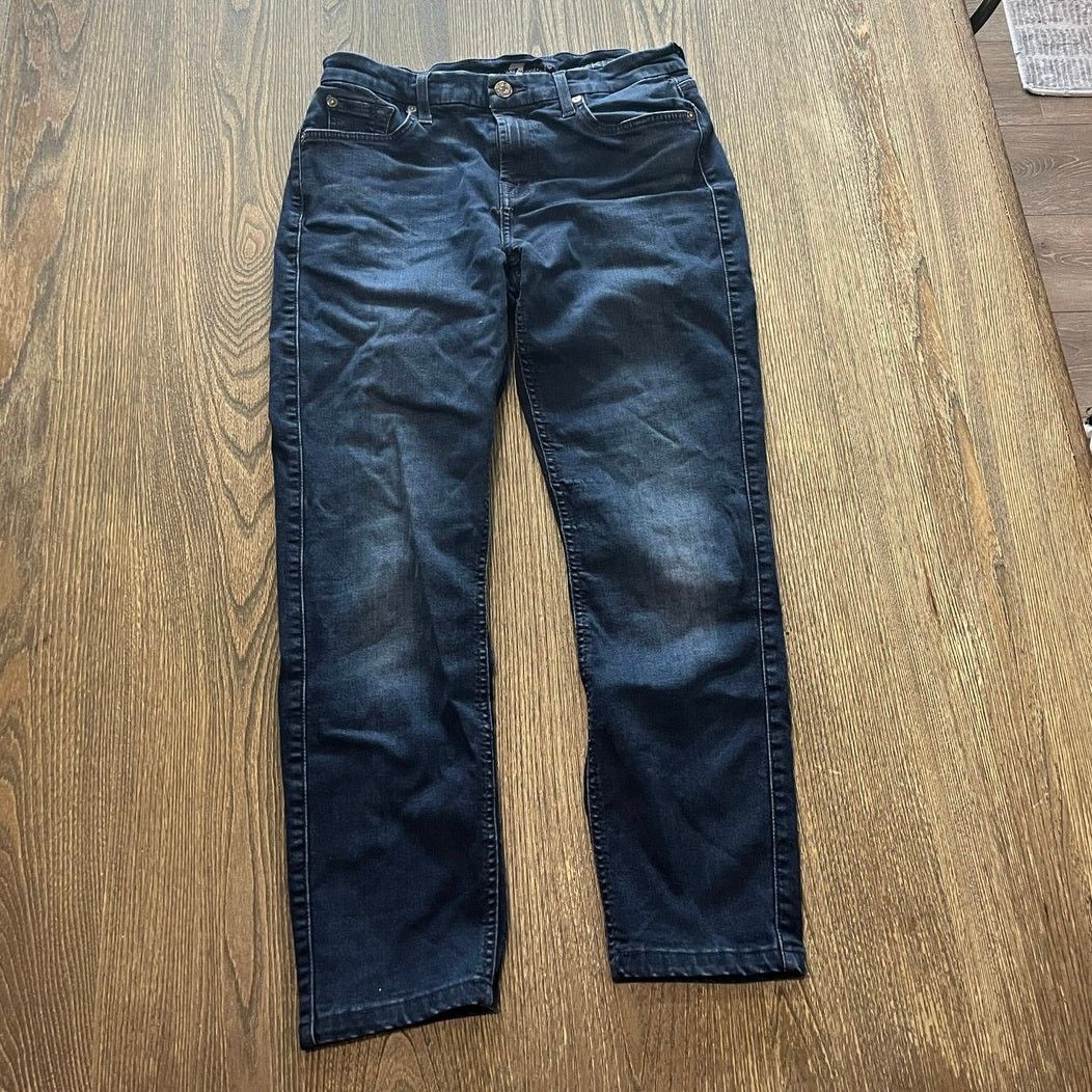 7 For All Mankind 7 For All Mankind The Skinny Jeans Mid Rise Denim Size 27 Size 27" / US 4 / IT 40 - 1 Thumbnail