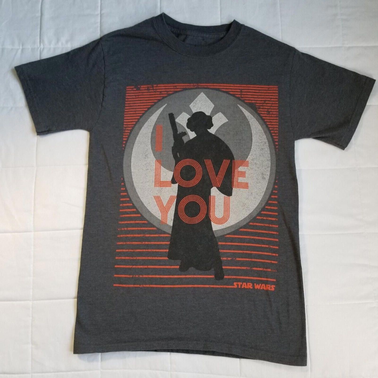 Disney Disney Parks Star Wars T-Shirt Princess Leia Gray Size Small Size ONE SIZE - 1 Thumbnail