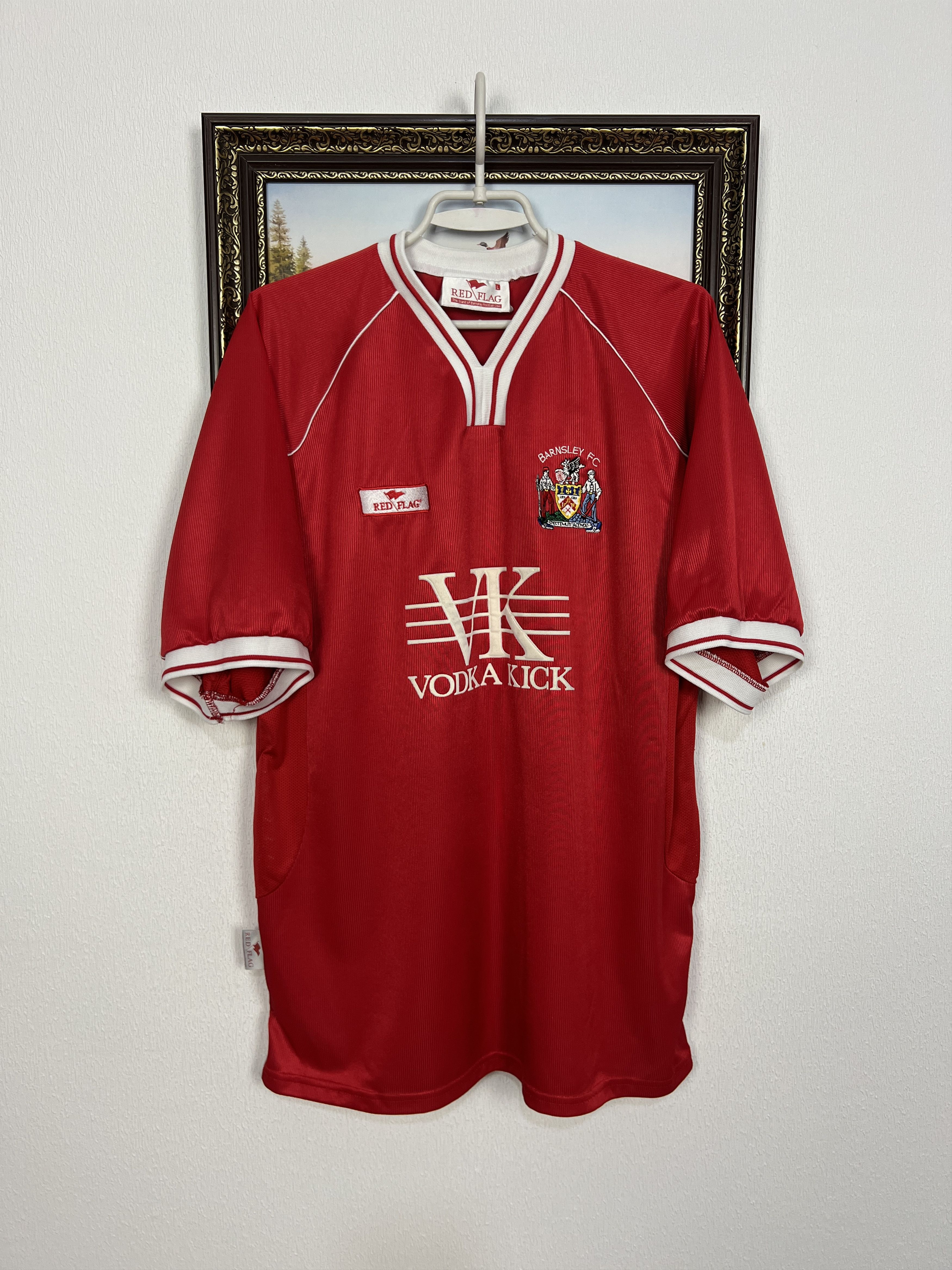 Vintage Barnsley Home football shirt 2003 Soccer Jersey Trikot Rare Size US L / EU 52-54 / 3 - 1 Thumbnail