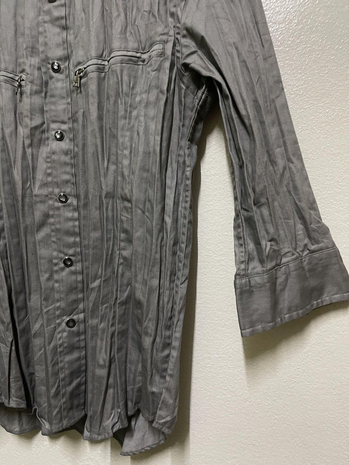 Japanese Brand × Katharine Hamnett London Katharine Hamnett London Pleated Western Snap Button Size M / US 6-8 / IT 42-44 - 5 Thumbnail