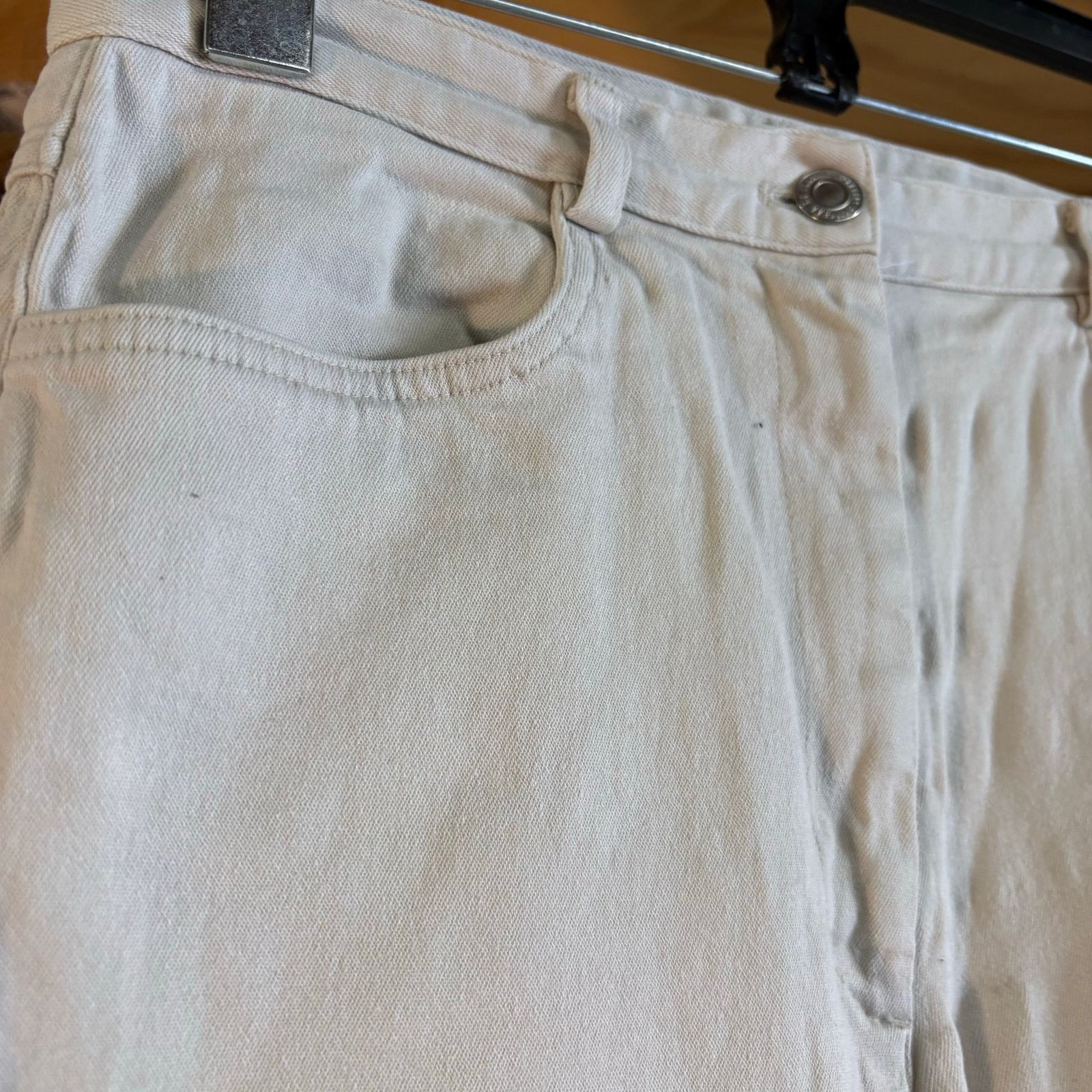 McGregor McGREGOR Beige White Chino Work Pants Vintage 90s Size 26" / US 2 / IT 38 - 2 Thumbnail