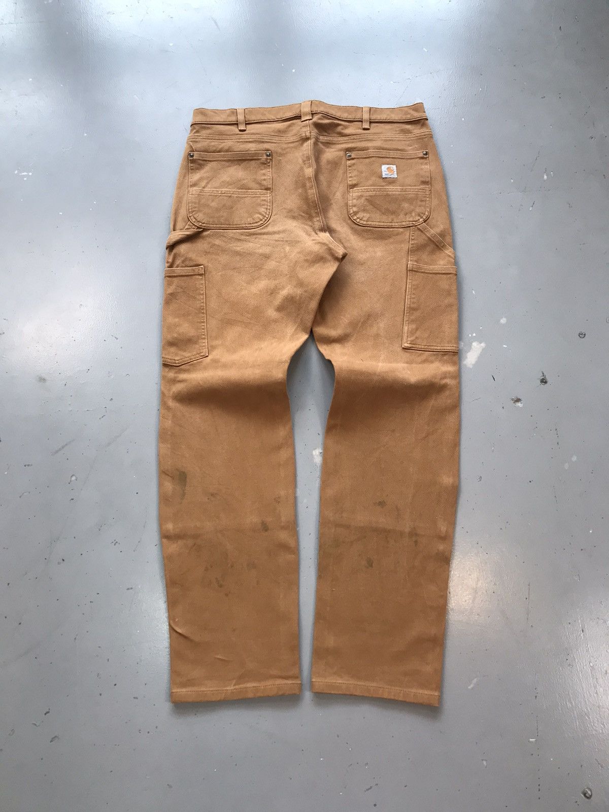 Carhartt × Vintage Vintage Carhartt b136 BRN double knee denim Size US 35 - 8 Thumbnail