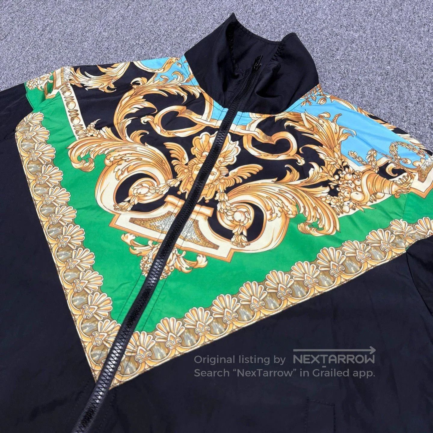 Versace Baroque Print Black Jacket.