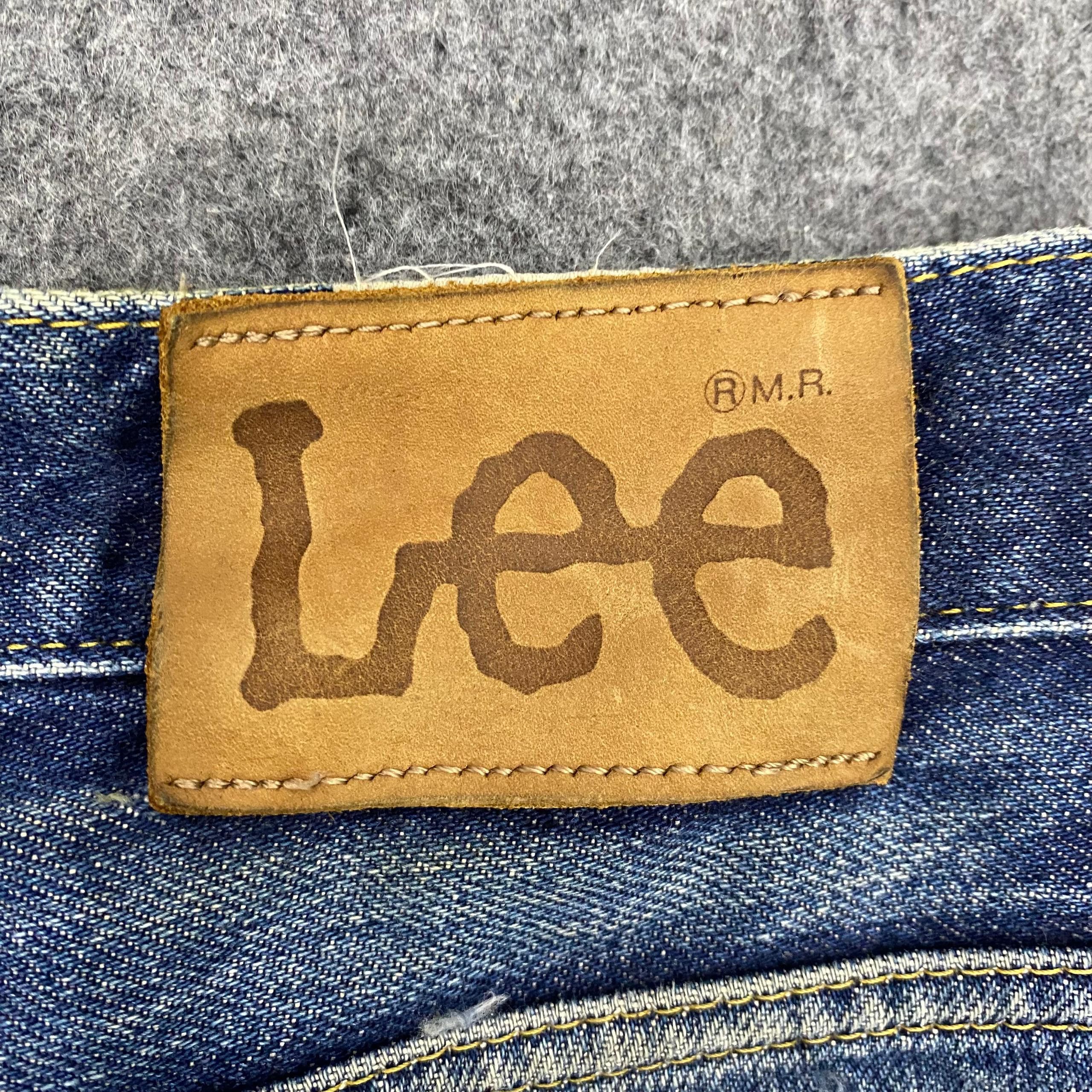 If Six Was Nine 💥Flare💥Vintage Lee Riders Distressed Denim Size US 32 / EU 48 - 14 Thumbnail