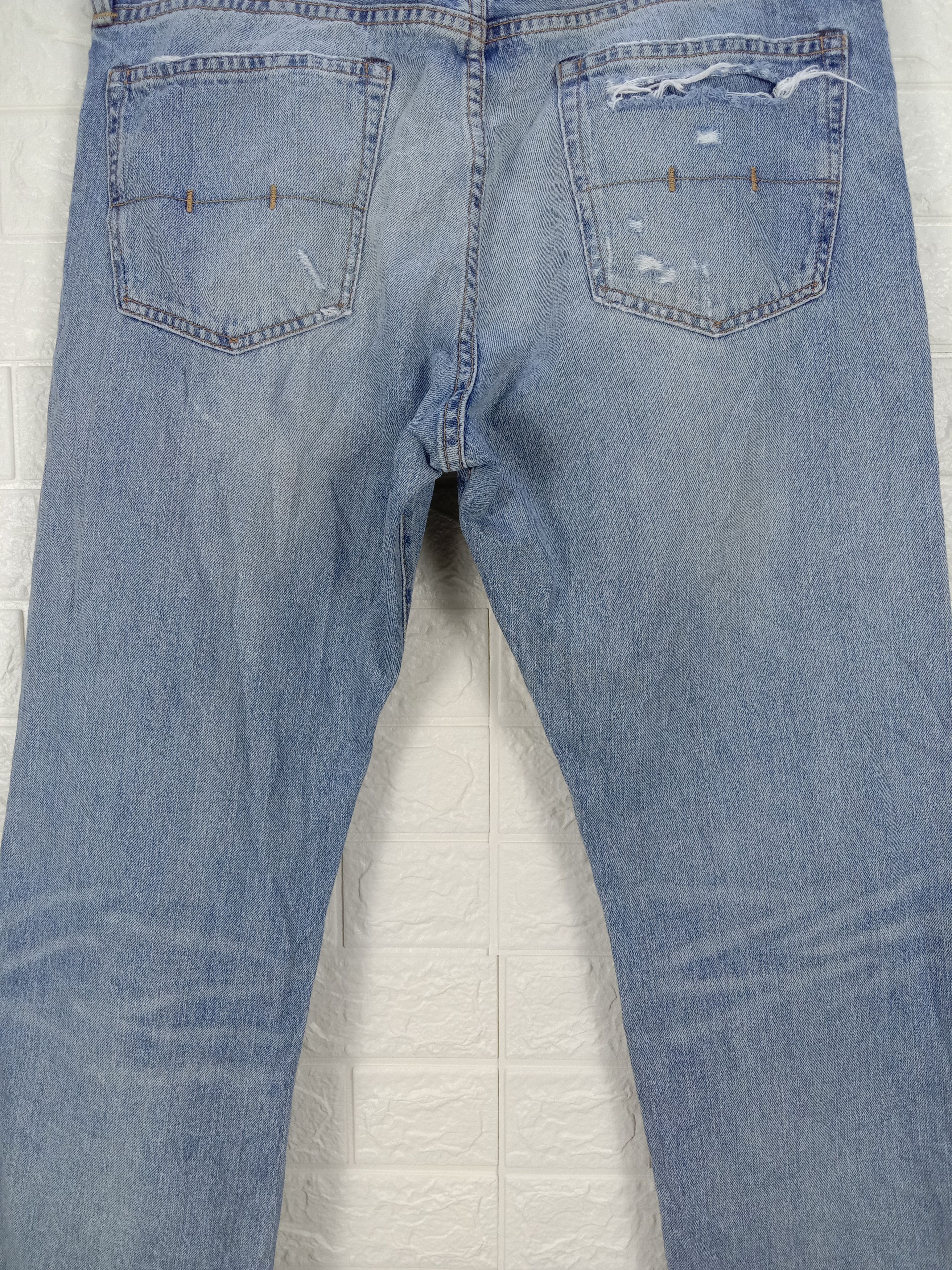Polo Ralph Lauren Vintage Polo Ralph Lauren Light Wash Distressed Jeans Size US 34 / EU 50 - 7 Thumbnail