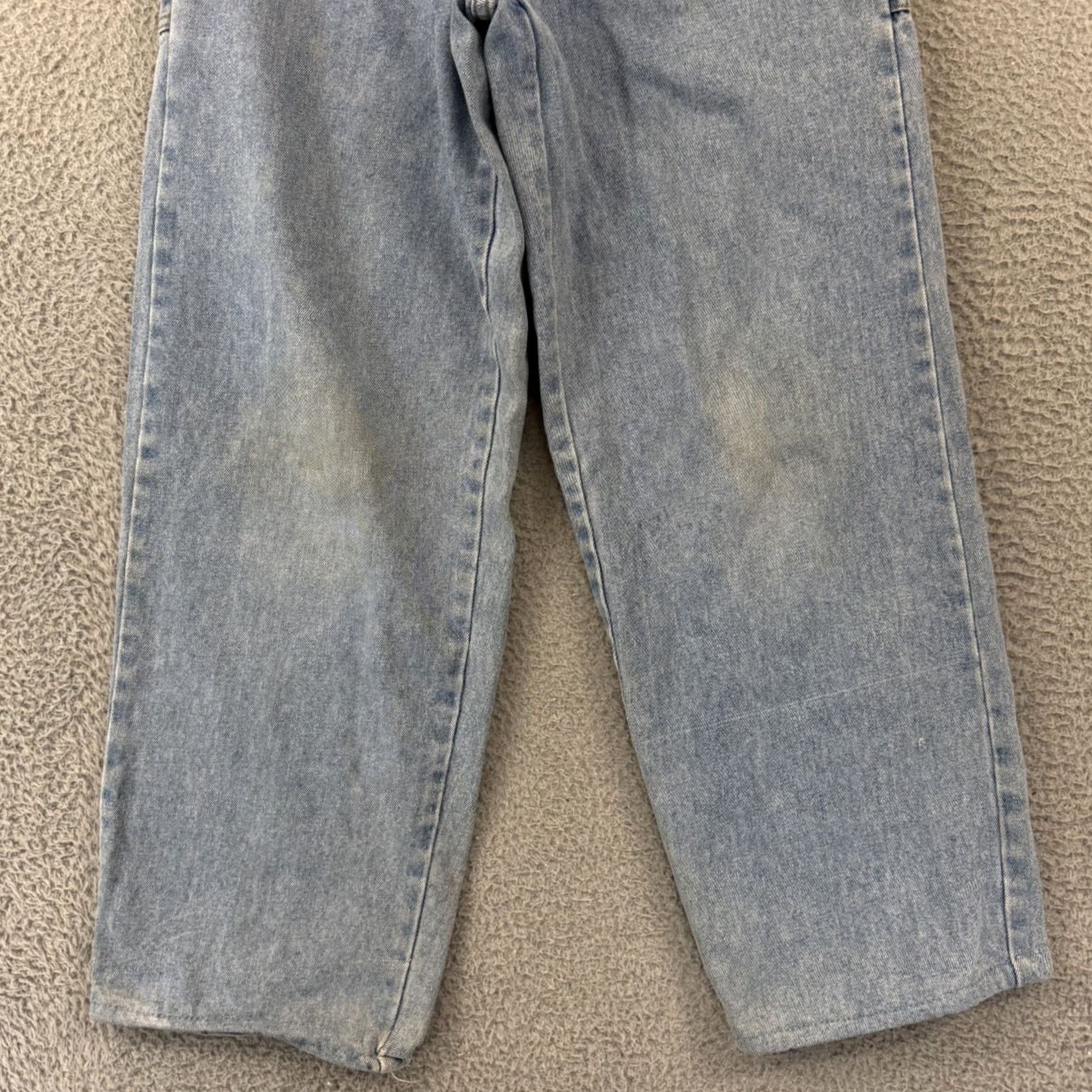 Guess VINTAGE GUESS Jeans Womens 18 Blue Denim Wide Leg 90s Baggy Loose 28x30 Skate Size 40" / US 18 - 2 Thumbnail