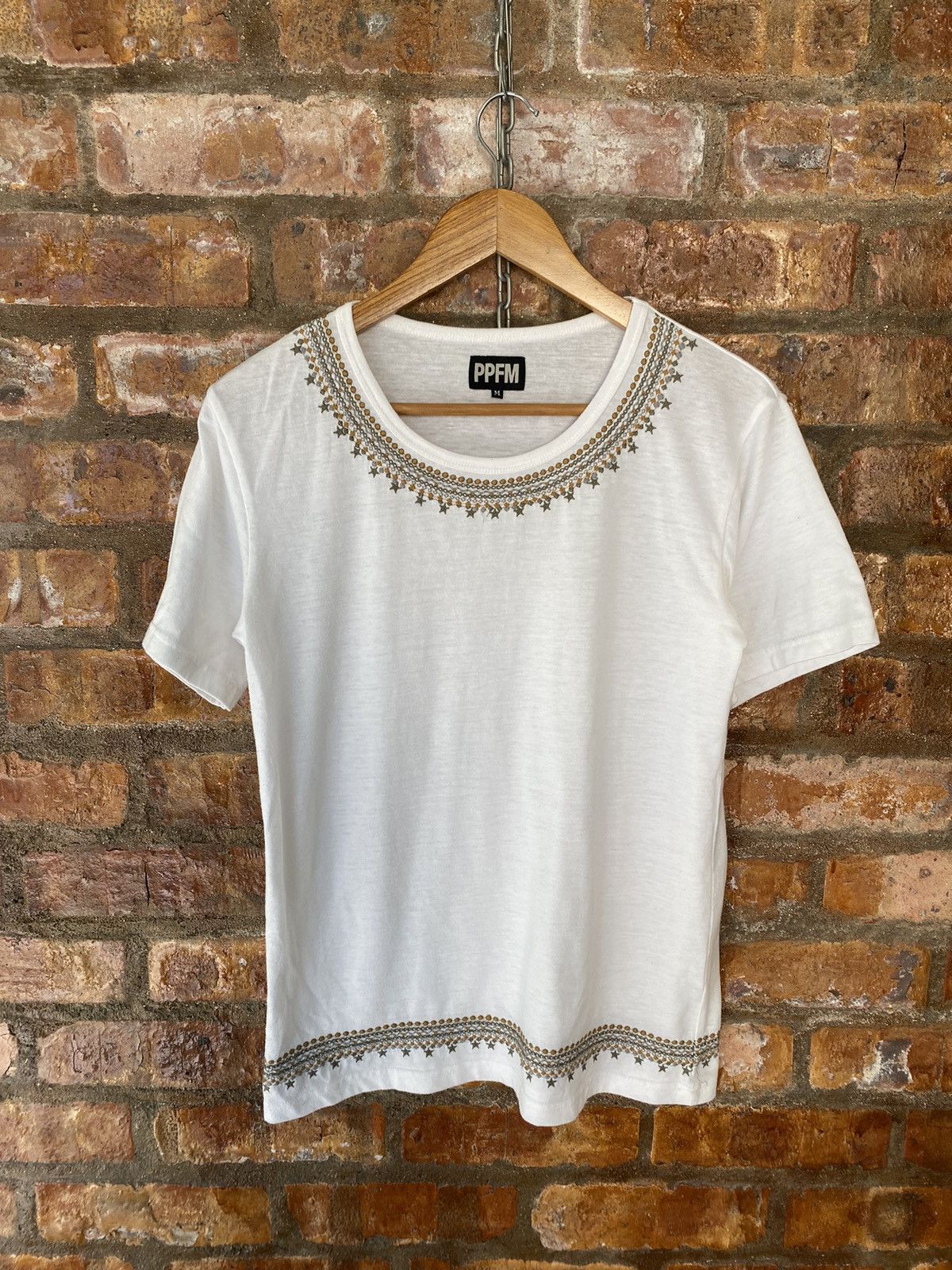 Japanese Brand × PPFM × Tornado Mart Vintage PPFM native embroidery neck and hem Size US M / EU 48-50 / 2 - 2 Thumbnail