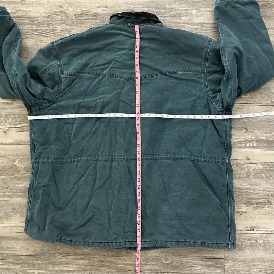 Carhartt Vintage Carhartt C08HTG Hunter Green Western Chore Coat Size US XXL / EU 58 / 5 - 6 Thumbnail