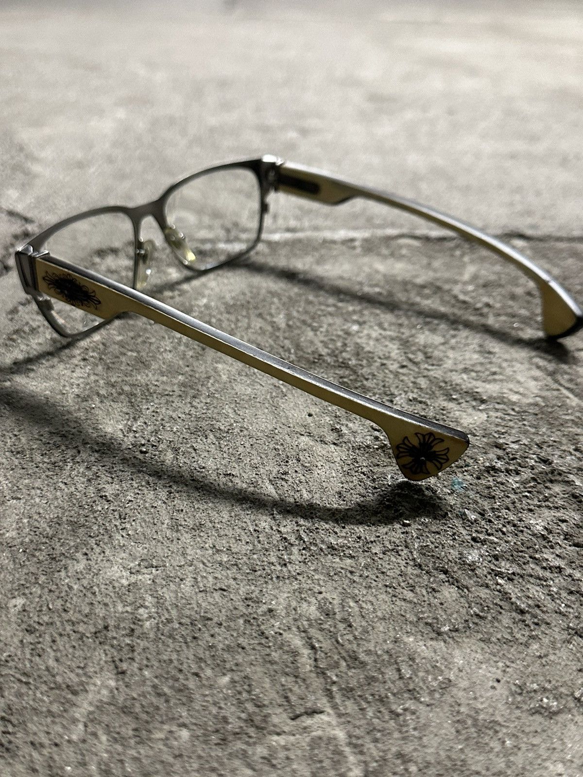 Chrome Hearts Chrome Hearts “Tipping Velvet” Silver/EBONY Vintage Glasses Size ONE SIZE - 7 Thumbnail