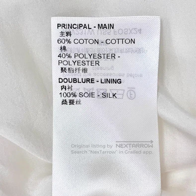 Louis Vuitton Louis Vuitton 23 white cotton casual pleated skirt Size 39" - 7 Thumbnail