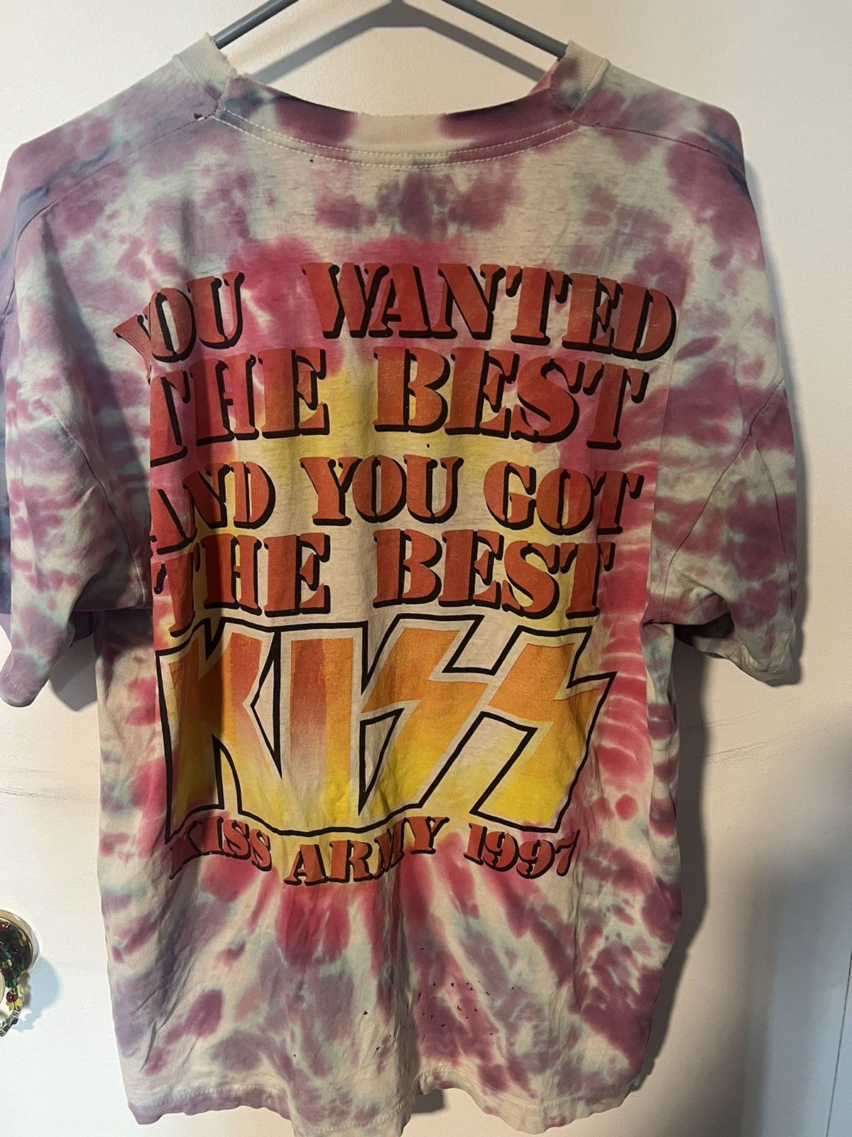 KISS ARMY 1997 kiss tour tee thrashed