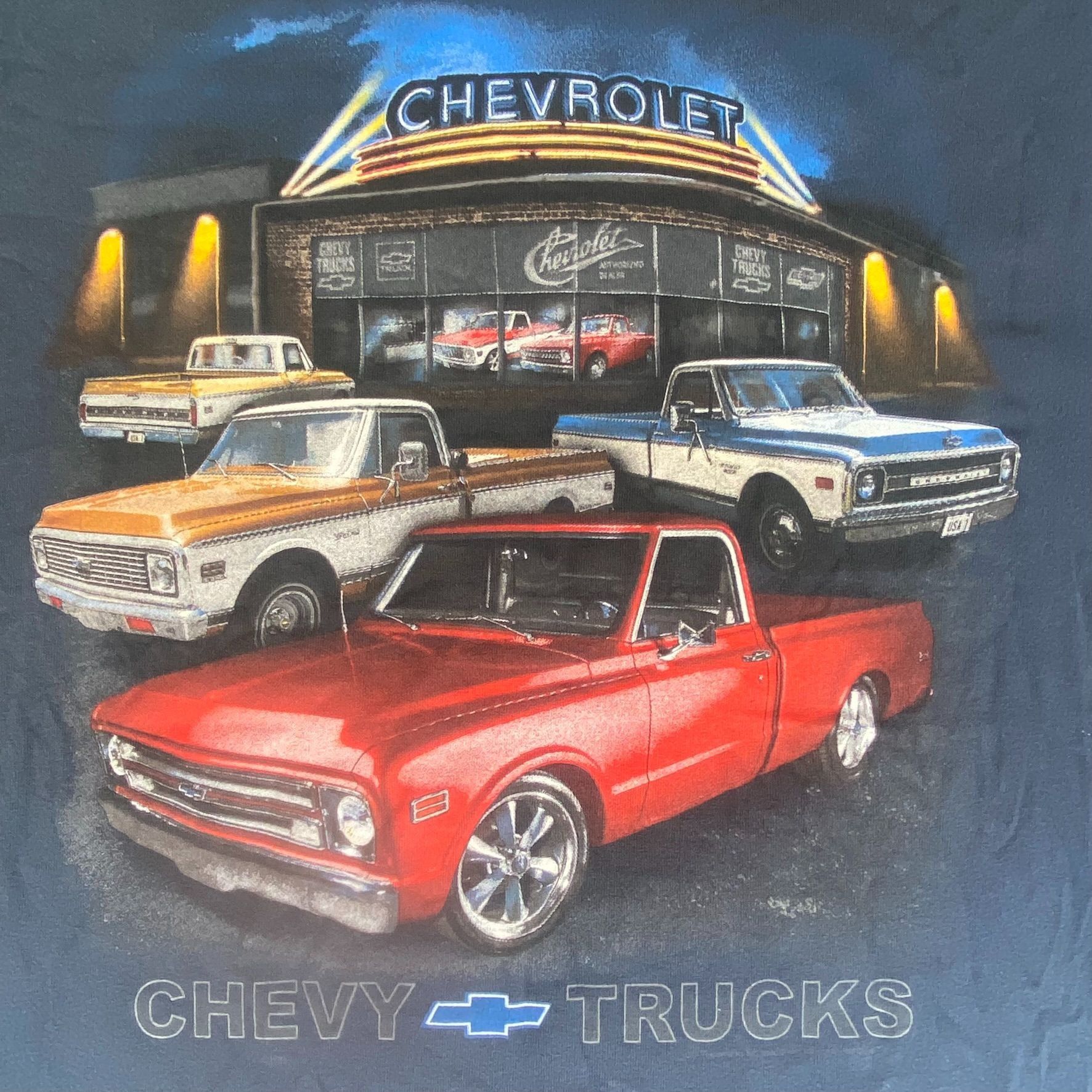 Chevrolet Vintage Y2K Chevy Trucks Shirt Grunge Chevrolet Logo Tee Size US M / EU 48-50 / 2 - 3 Thumbnail