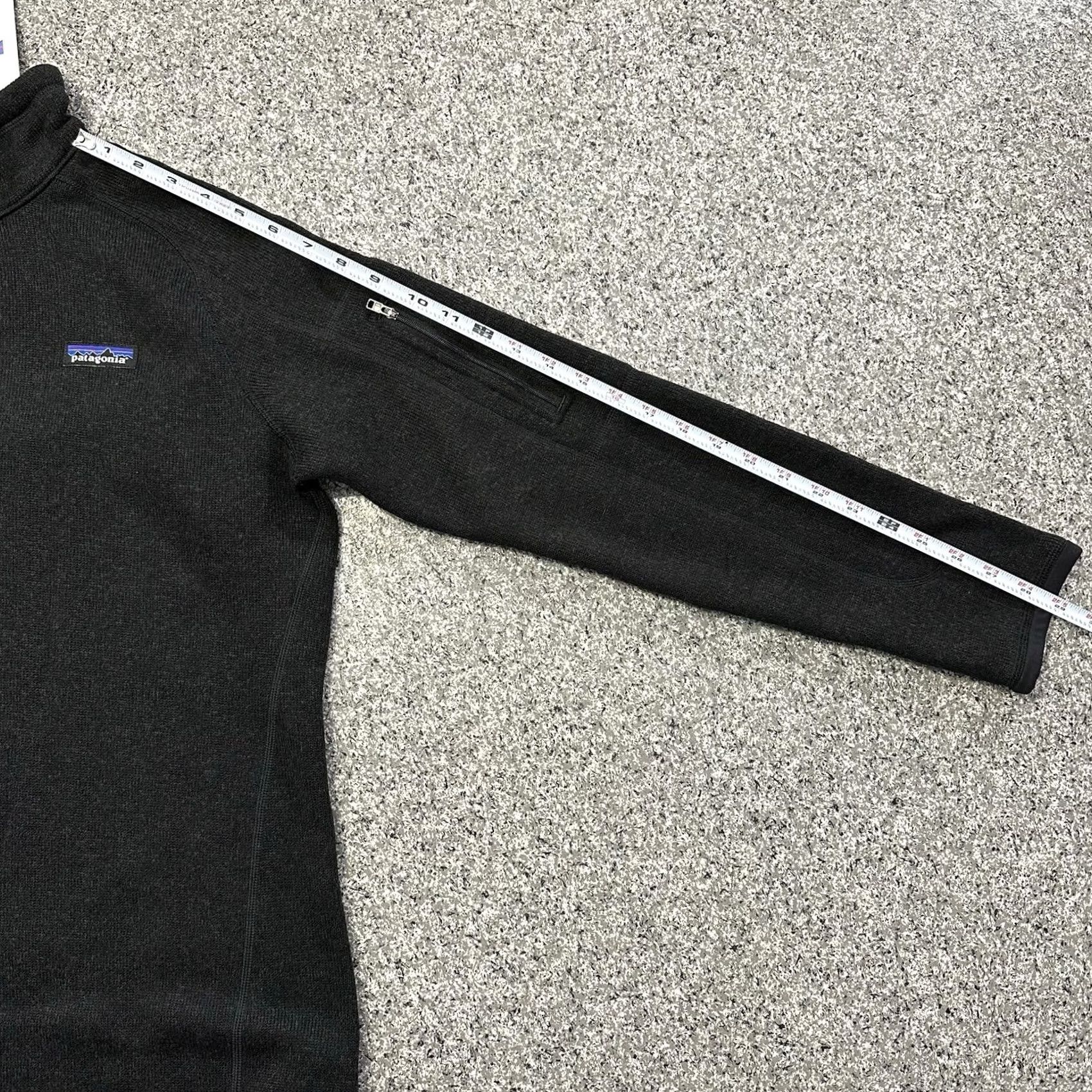 Patagonia Patagonia Better Sweater 1/2 Zip Pullover Womens L Black Tokyo Marine Logo Sweatshirt Size L / US 10 / IT 46 - 6 Thumbnail