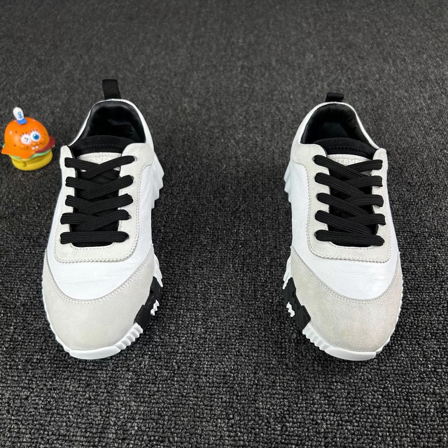 Hermes Hermes Bouncing Women's Black & White Sneakers 36.5 Size US 6 / IT 36 - 2 Thumbnail