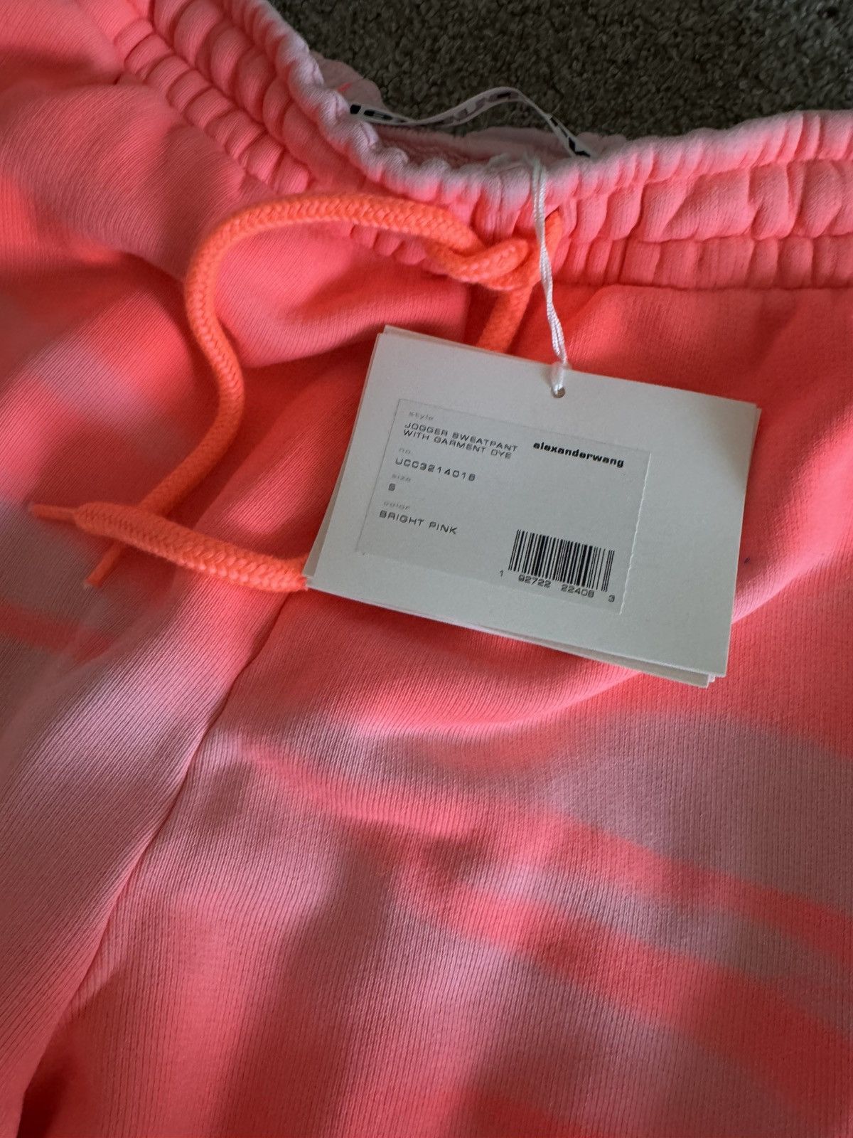 Alexander Wang ALEXANDER WANG Bright Pink Garment Dye Lounge Track Joggers Size 27" / US 4 / IT 40 - 4 Thumbnail
