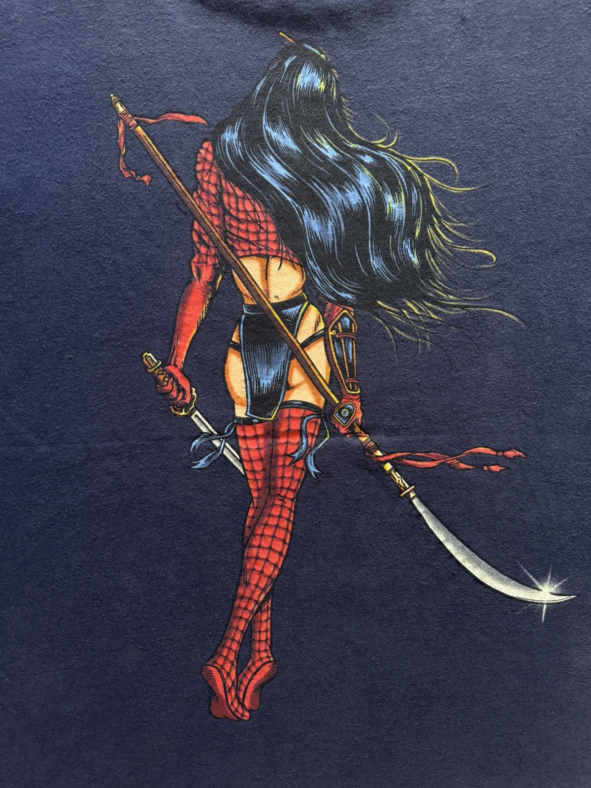 Vintage Vintage 1997 Shi Lady Death Shirt William Tucci Crusade Size US XXL / EU 58 / 5 - 7 Thumbnail