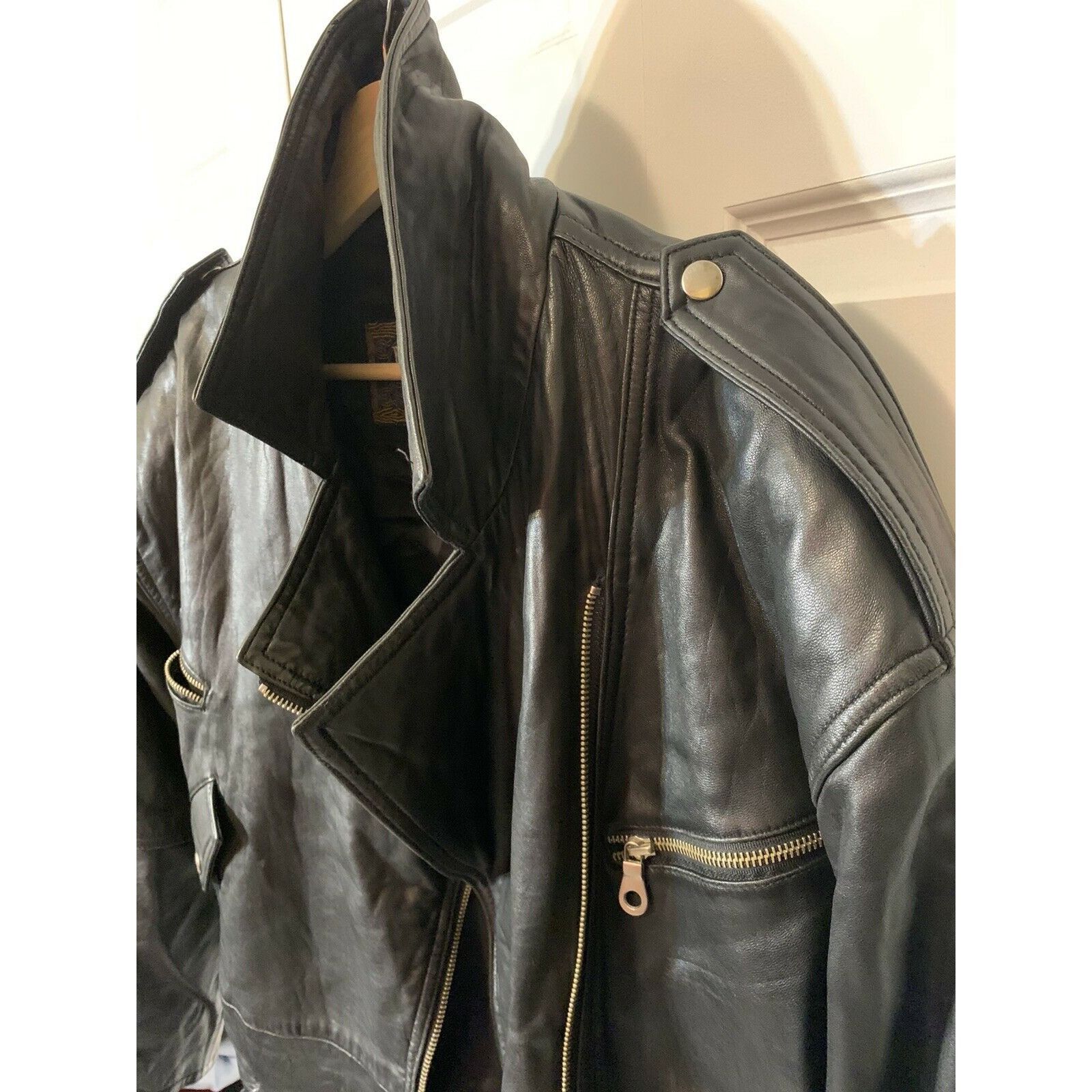 Vintage Vtg Miropa Black Leather Jacket Men’s Sz S Size US S / EU 44-46 / 1 - 10 Thumbnail