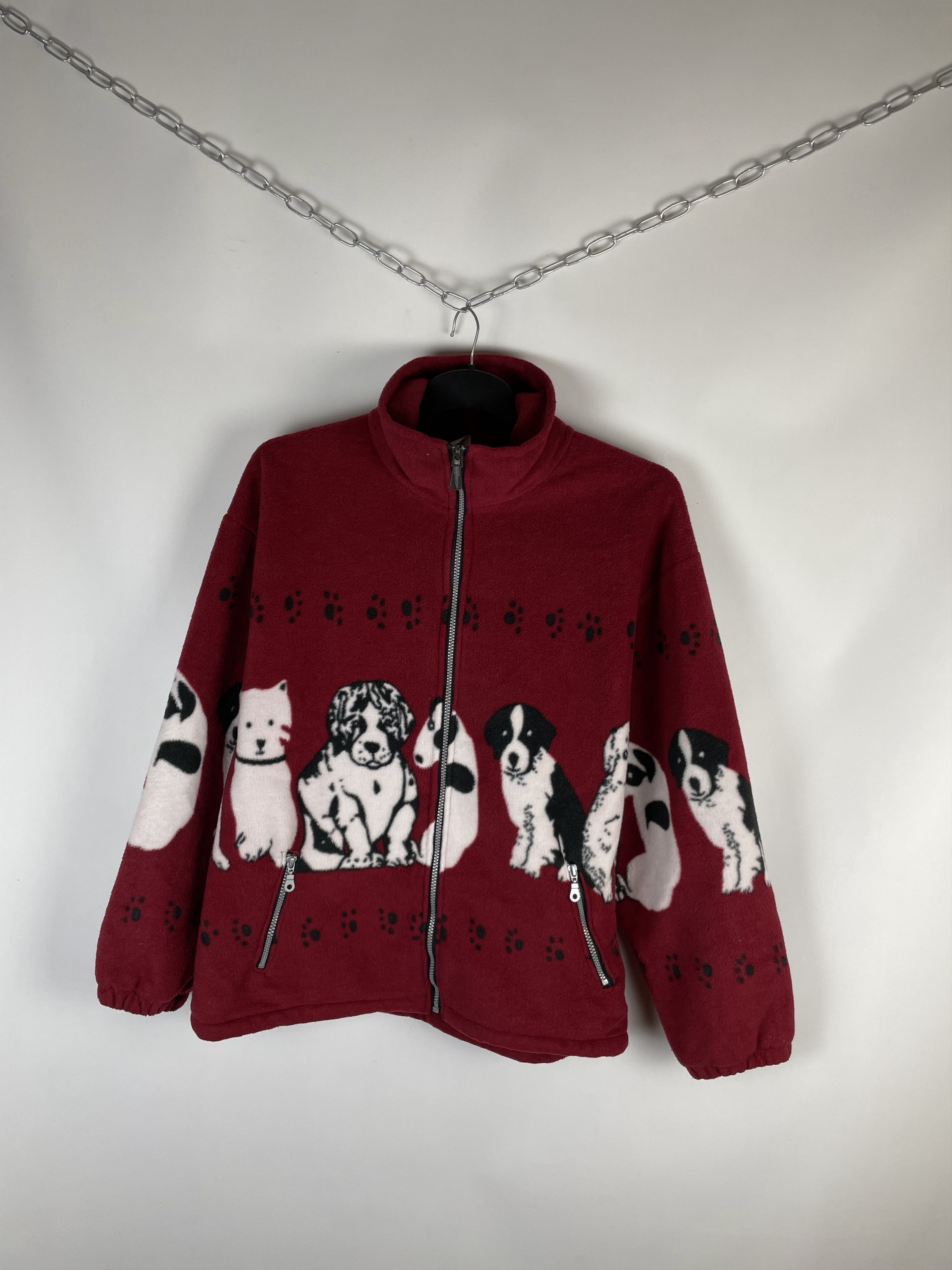 Vintage Vintage Fleeced Sherpa Jacket Animal Print Size US M / EU 48-50 / 2 - 3 Thumbnail