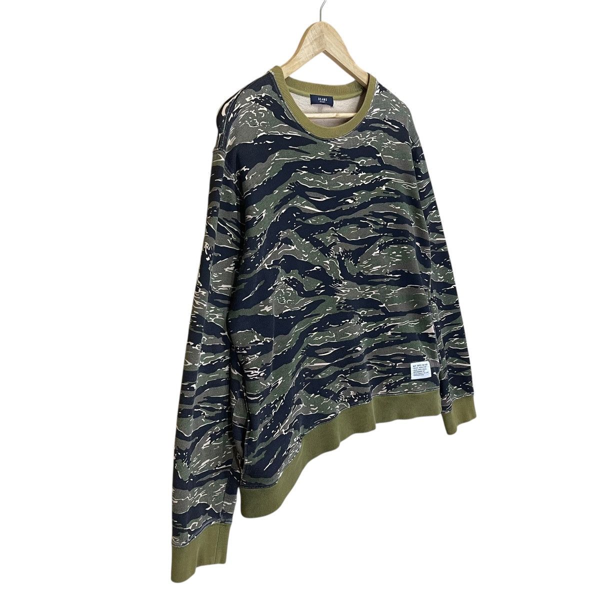 Beams Plus Beams Hearts Tiger Stripe Design Crewneck Sweatshirt Size US M / EU 48-50 / 2 - 2 Thumbnail