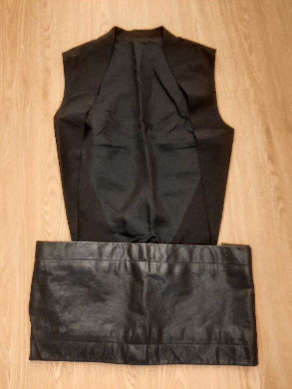 Rick Owens SS12 Naska Leather Patch Cutout Money Bely Vest Tank Size US S / EU 44-46 / 1 - 2 Thumbnail