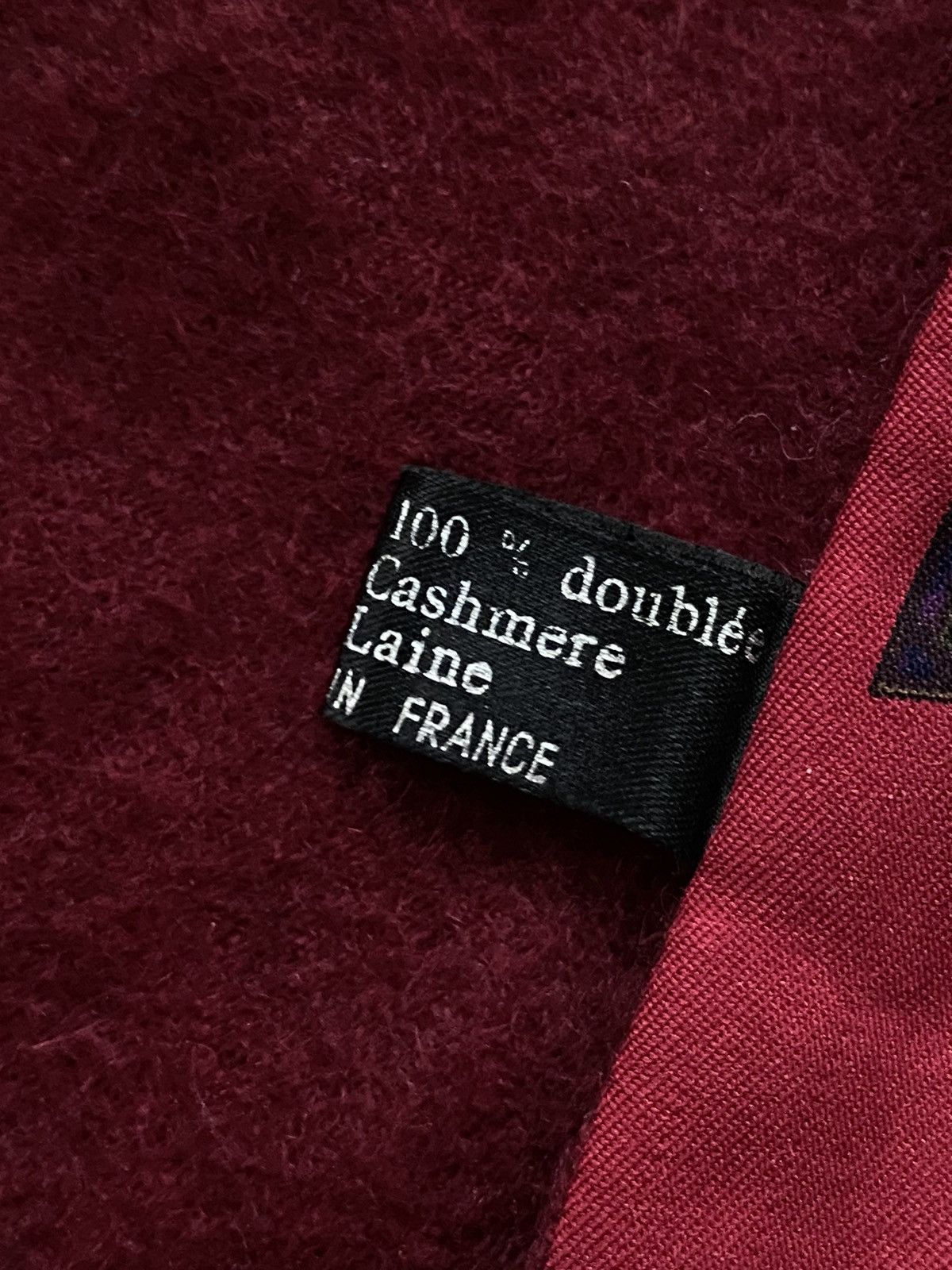 Lanvin Rare Vintage Lanvin Scarf Cashmere Laine Made In France Size ONE SIZE - 6 Thumbnail