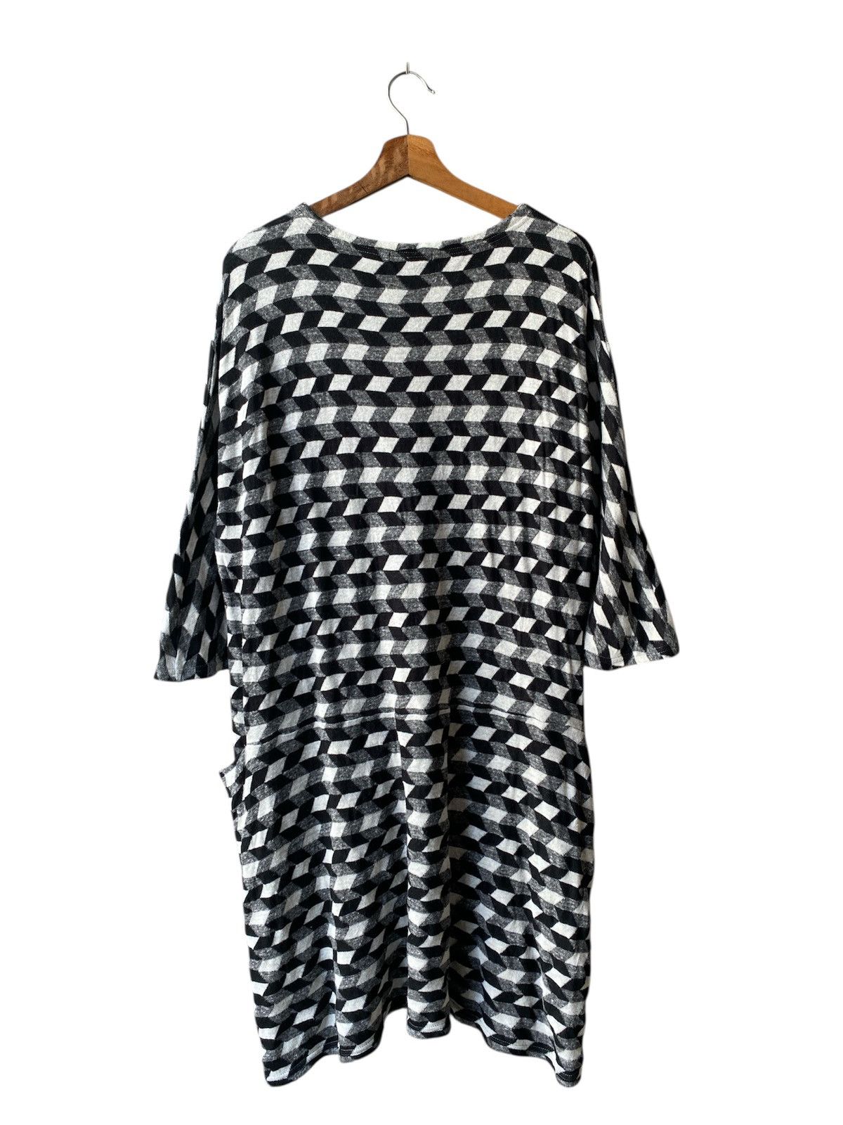 Y's Y’s For Living Abstract Design Blouse Size M / US 6-8 / IT 42-44 - 2 Thumbnail
