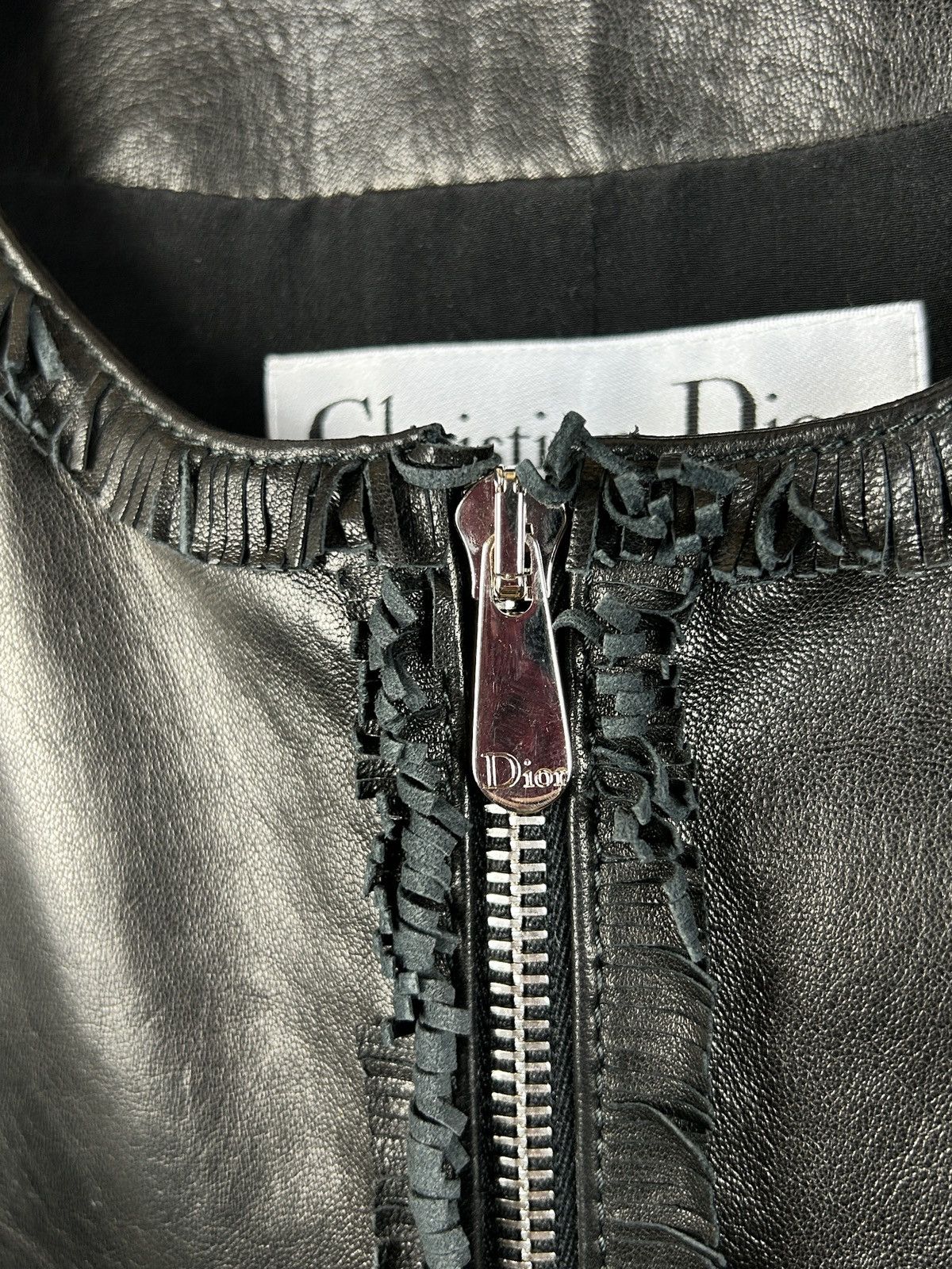 Dior Christian Dior Lambskin Leather Jacket Size M / US 6-8 / IT 42-44 - 4 Thumbnail