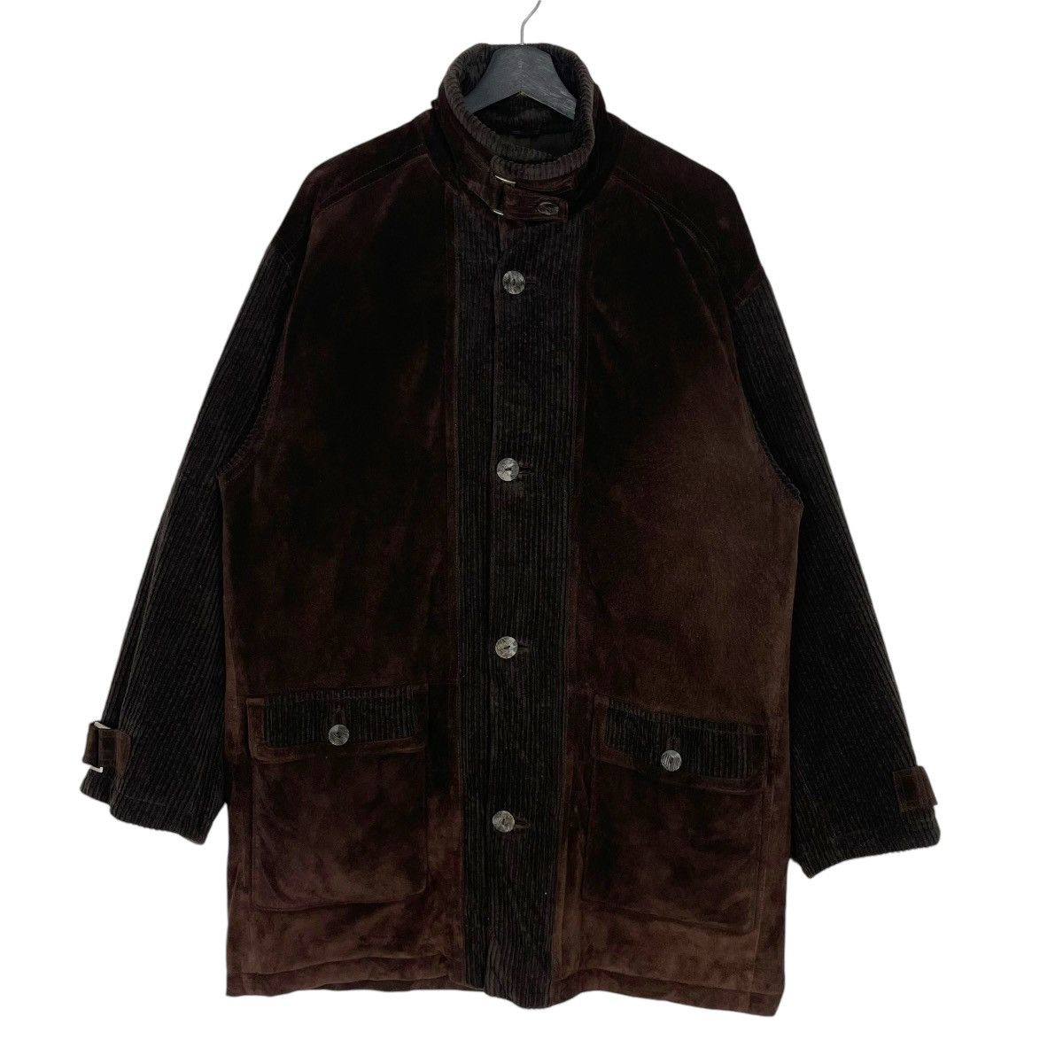 Nazareno Gabrielli Vintage Nazareno Gabrielli 1907 Velvet Jacket Brown Size US L / EU 52-54 / 3 - 1 Thumbnail