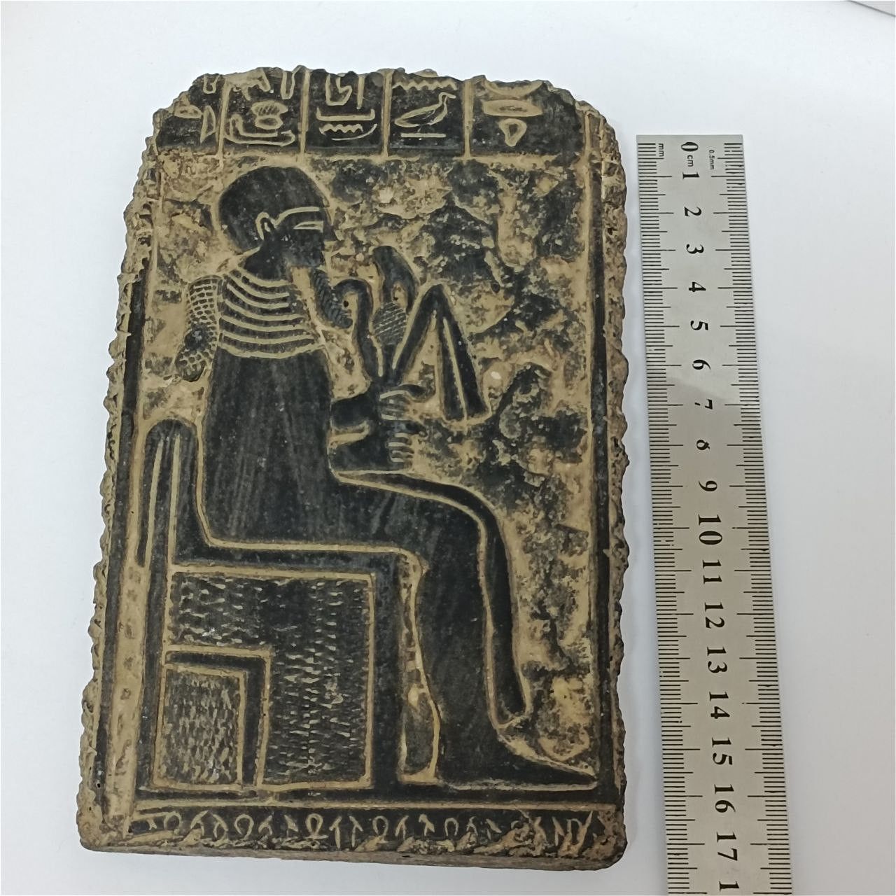 Handmade Ancient Egyptian wall plaque handmade vintage-style art Size ONE SIZE - 8 Thumbnail