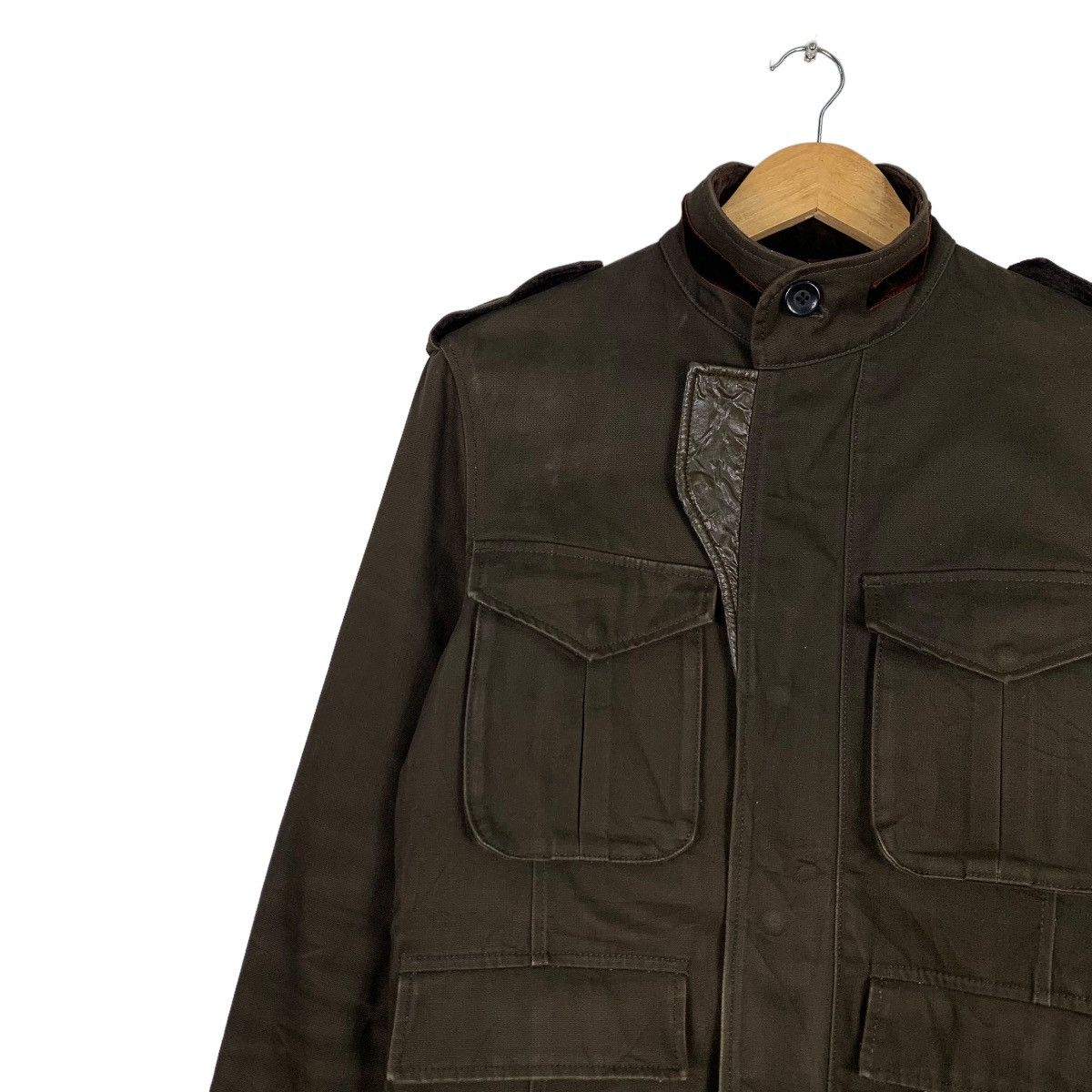 Japanese Brand HIGH STREET Four Pocket Chore Jacket Casual Outfit #1106-C50 Size US M / EU 48-50 / 2 - 6 Thumbnail