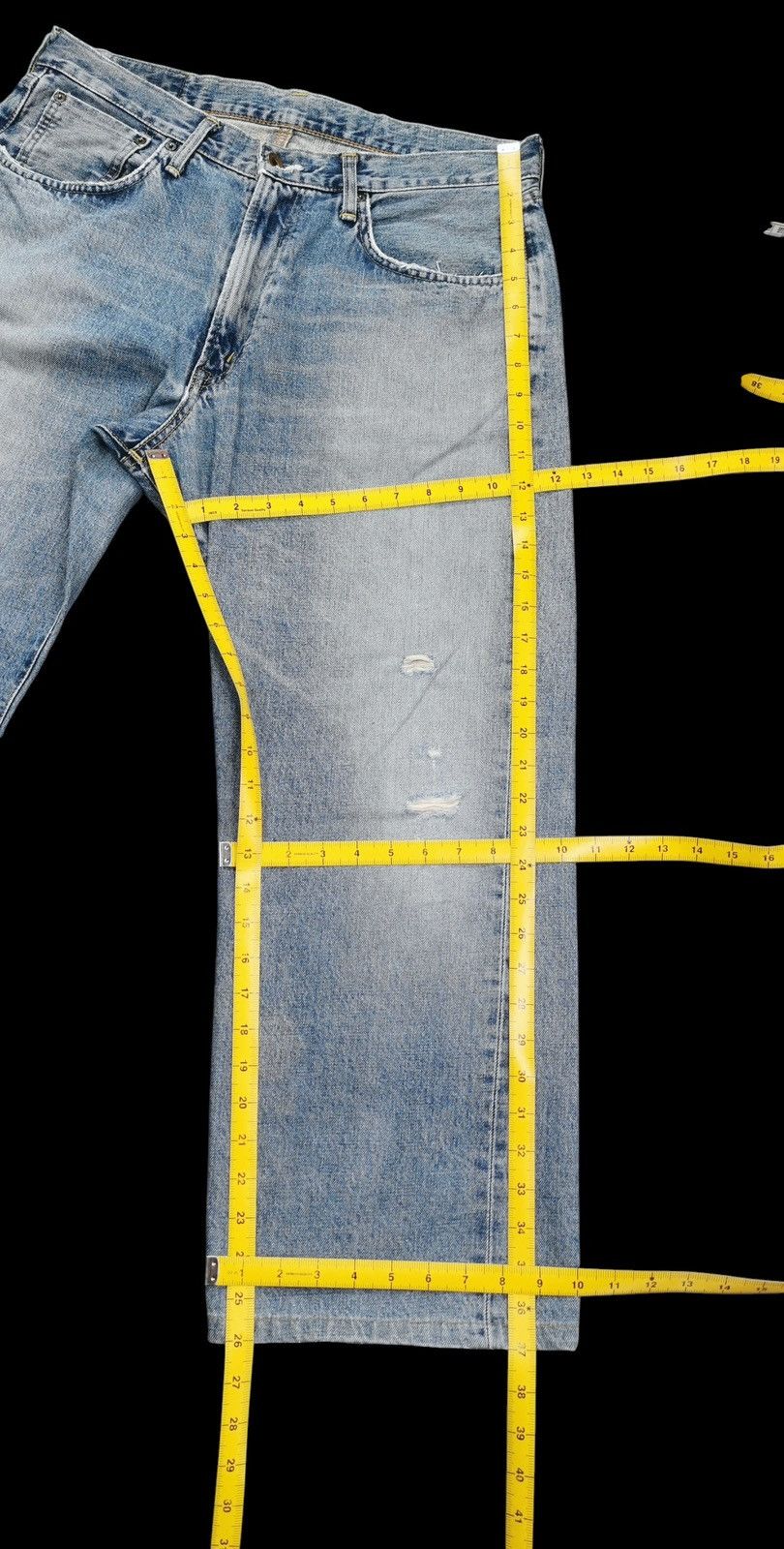 Edwin Vintage Edwin 505 Baggy Selvedge Jeans Size US 34 / EU 50 - 13 Thumbnail