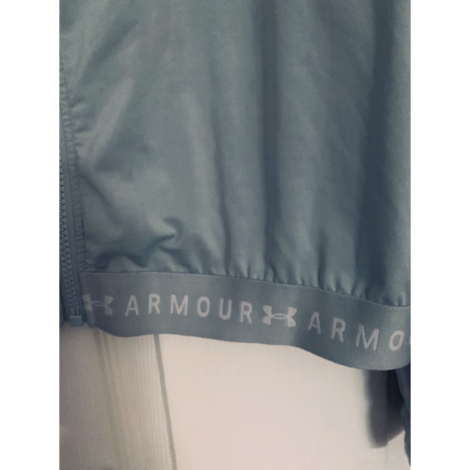 Under Armour UNDER ARMOUR Heatgear FULL ZIP TRACK JACKET BLUE L Women Size L / US 10 / IT 46 - 2 Thumbnail