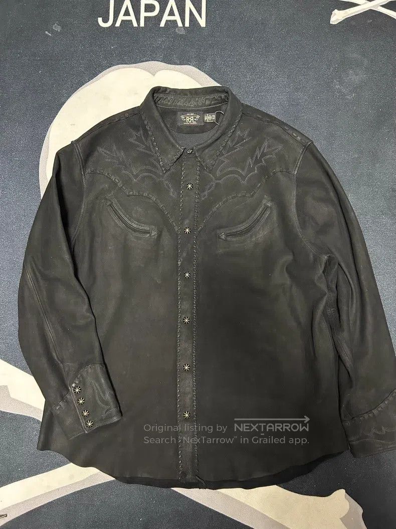 Polo Ralph Lauren Ralph Lauren Western Sheepskin Shirt Size US XXL / EU 58 / 5 - 1 Thumbnail