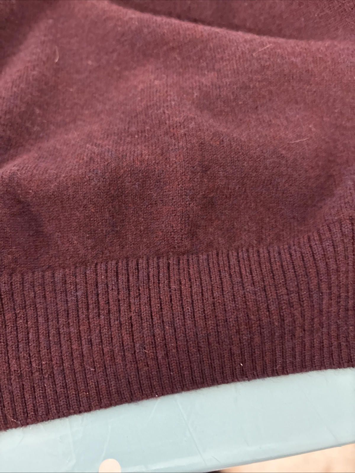 Pronto Uomo Pronto Uomo Extra Fine Merino Wool V-Neck Sweater Mens XL Size US XL / EU 56 / 4 - 5 Thumbnail