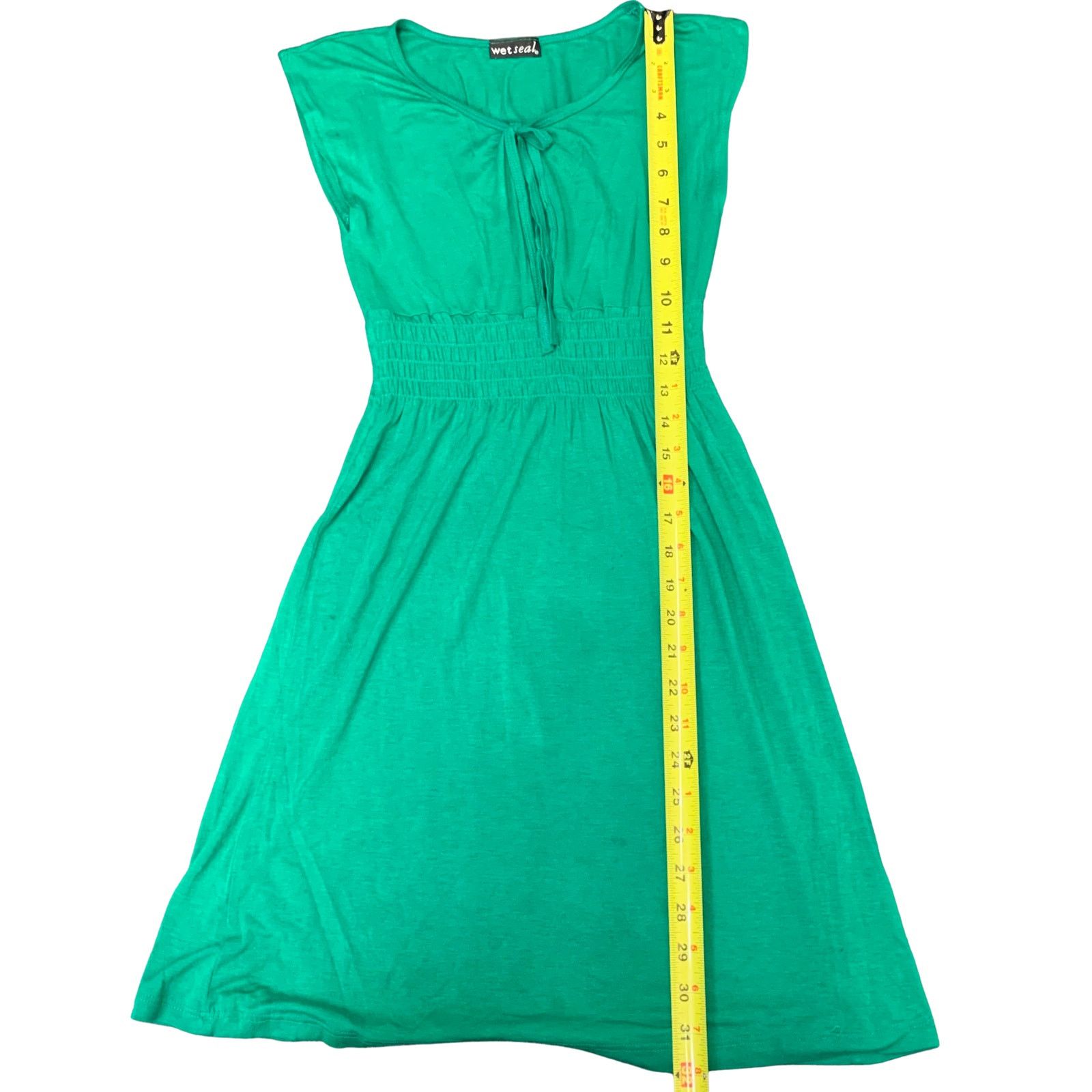 Vintage Vintage WetSeal Y2K A-Line Dress w/ Keyhole Neckline Size XS / US 0-2 / IT 36-38 - 6 Thumbnail