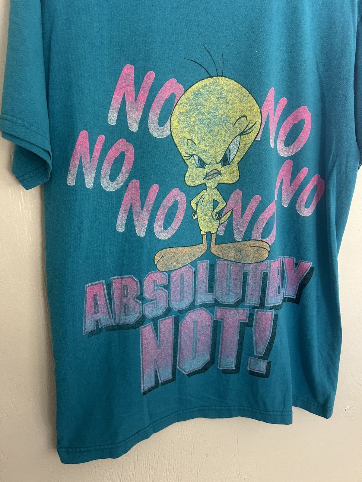 Vintage Vintage Tweety Bird No No No Absolutely Not Graphic T-shirt Size US L / EU 52-54 / 3 - 2 Thumbnail