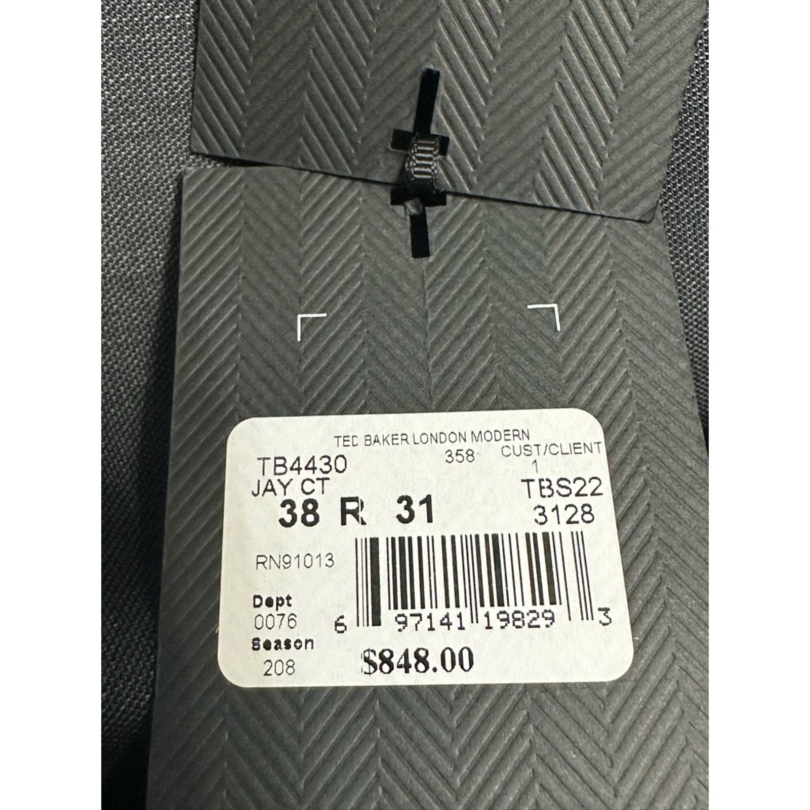 Ted Baker Ted Baker Two Button Jay Suit Jacket Gray Modern Fit 38R New Size 48R - 8 Thumbnail
