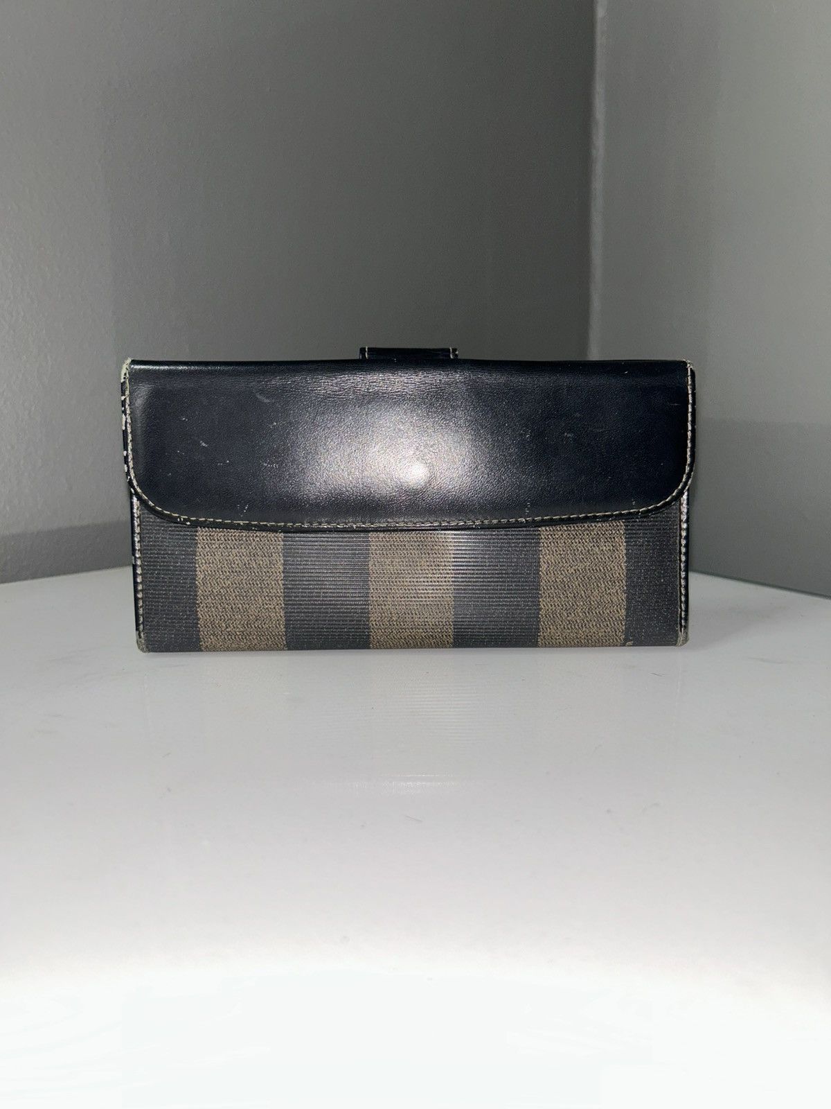 Fendi Fendi Vintage Pequin Stripe Continental Wallet Size ONE SIZE - 8 Thumbnail