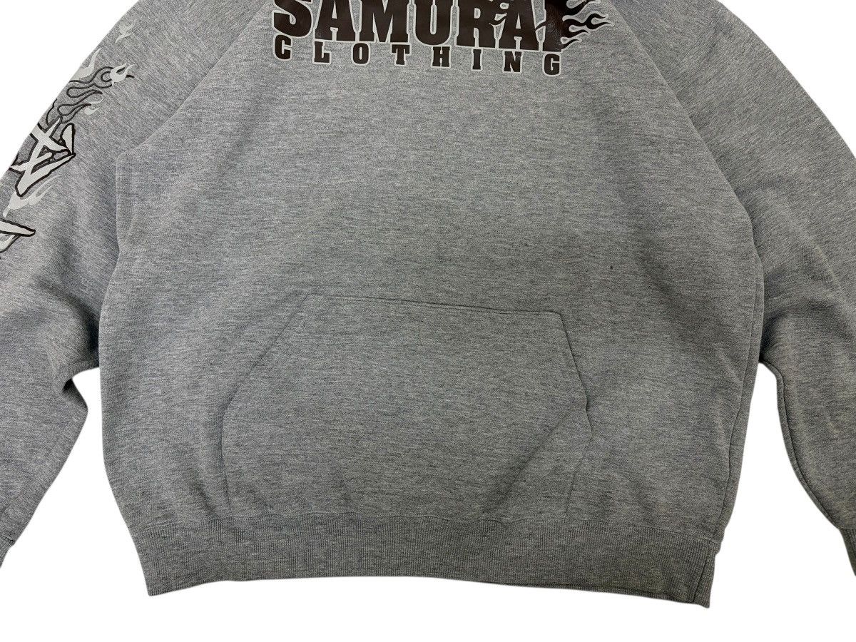 Japanese Brand SAMURAI CLOTHING 🇯🇵 WIND RIP KANJI FLAME SLEEVES GRAPHIC Size US XXL / EU 58 / 5 - 4 Thumbnail