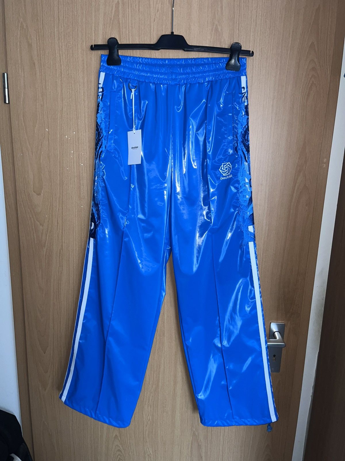 Doublet Doublet Laminate Track Pants Size US 31 - 2 Thumbnail