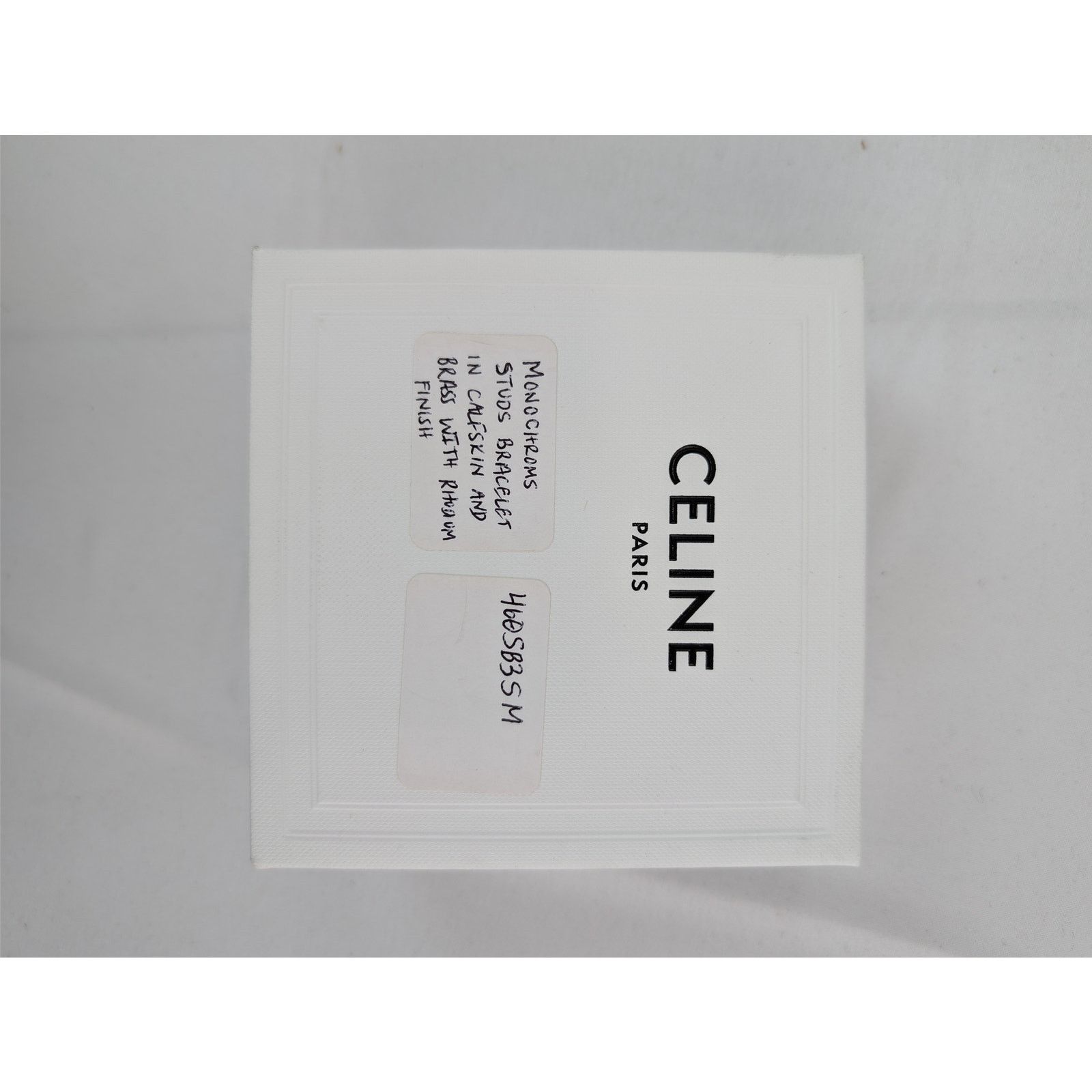 Celine o1rshd1 Size: OS / Monochroms Studs Bracelet in Calfskin Size ONE SIZE - 10 Thumbnail