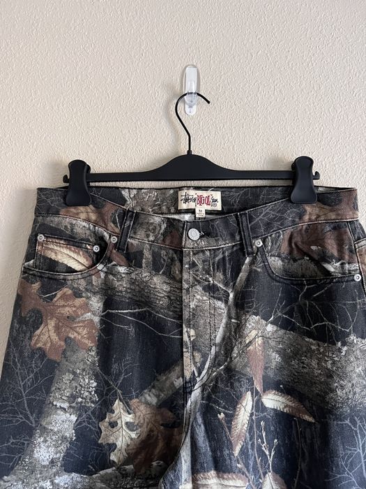 Stussy Stussy Realtree Big Ol Jeans In Black Camo 