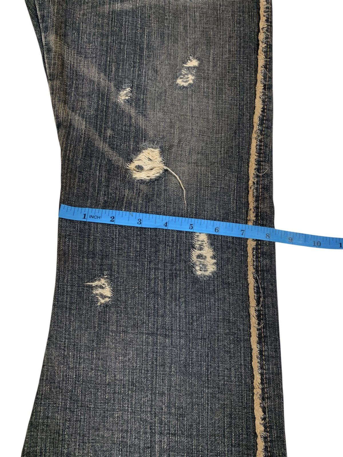 Obelisk 2000s OBELISK Gun Holster Western Flare Jeans Size US 32 / EU 48 - 12 Thumbnail