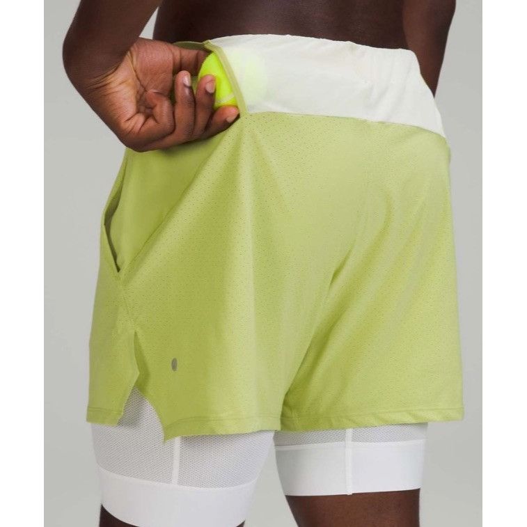 Lululemon 𝓛𝓾𝓵𝓾𝓵𝓮𝓶𝓸𝓷 Men's Vented Tennis Short Size XL Size US 44 / EU 60 - 8 Thumbnail