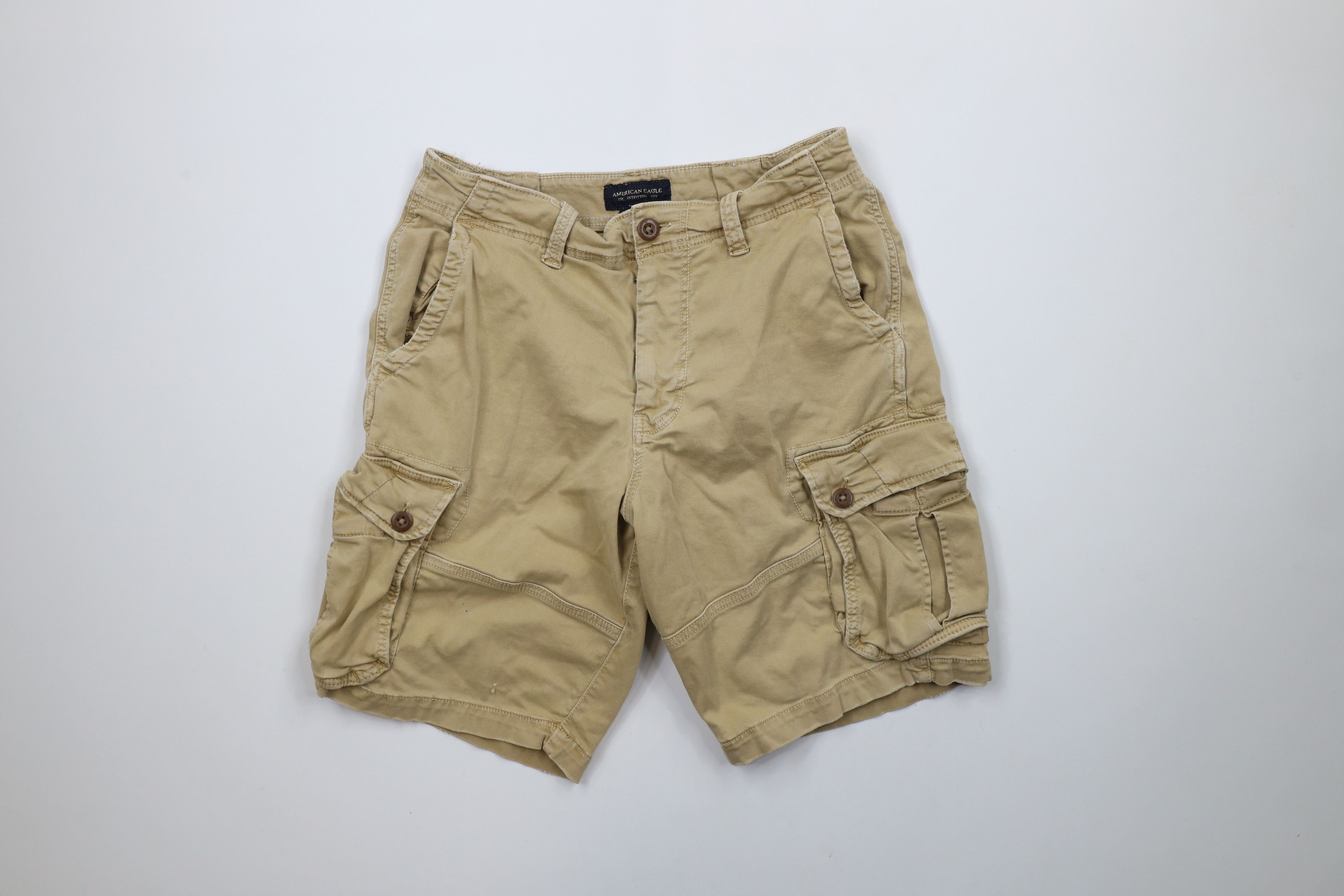 American Eagle Outfitters × Vintage Vintage American Eagle Outfitters Heavyweight Cargo Shorts Size US 32 / EU 48 - 1 Thumbnail