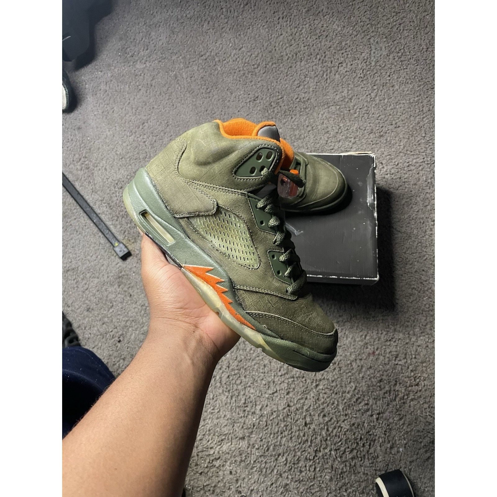 Size (2006) Air Jordan Retro Olive OG 100% Wearable