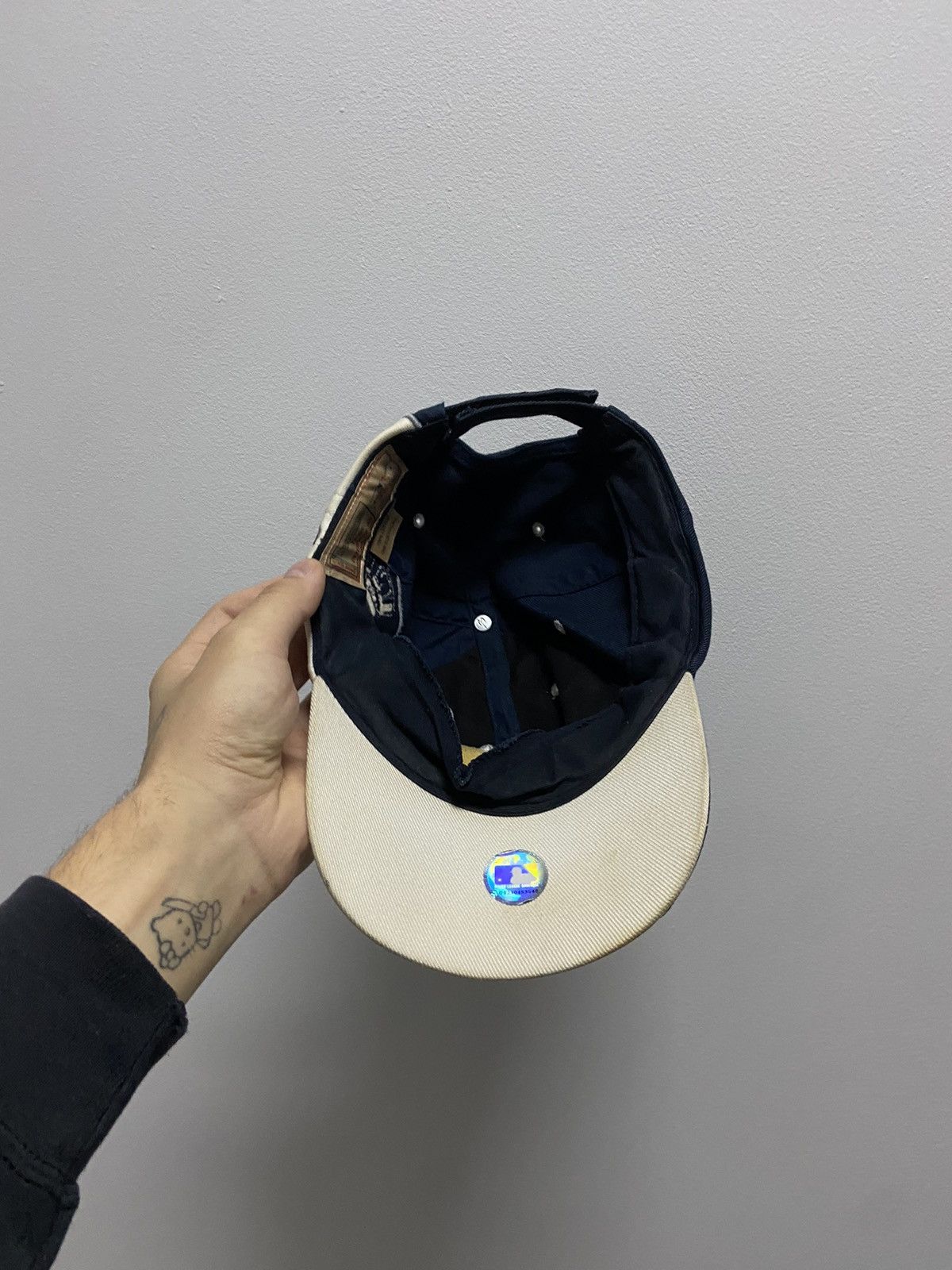 New York Yankees × Vintage New York Yankees big logo cap baseball vintage Size ONE SIZE - 6 Thumbnail